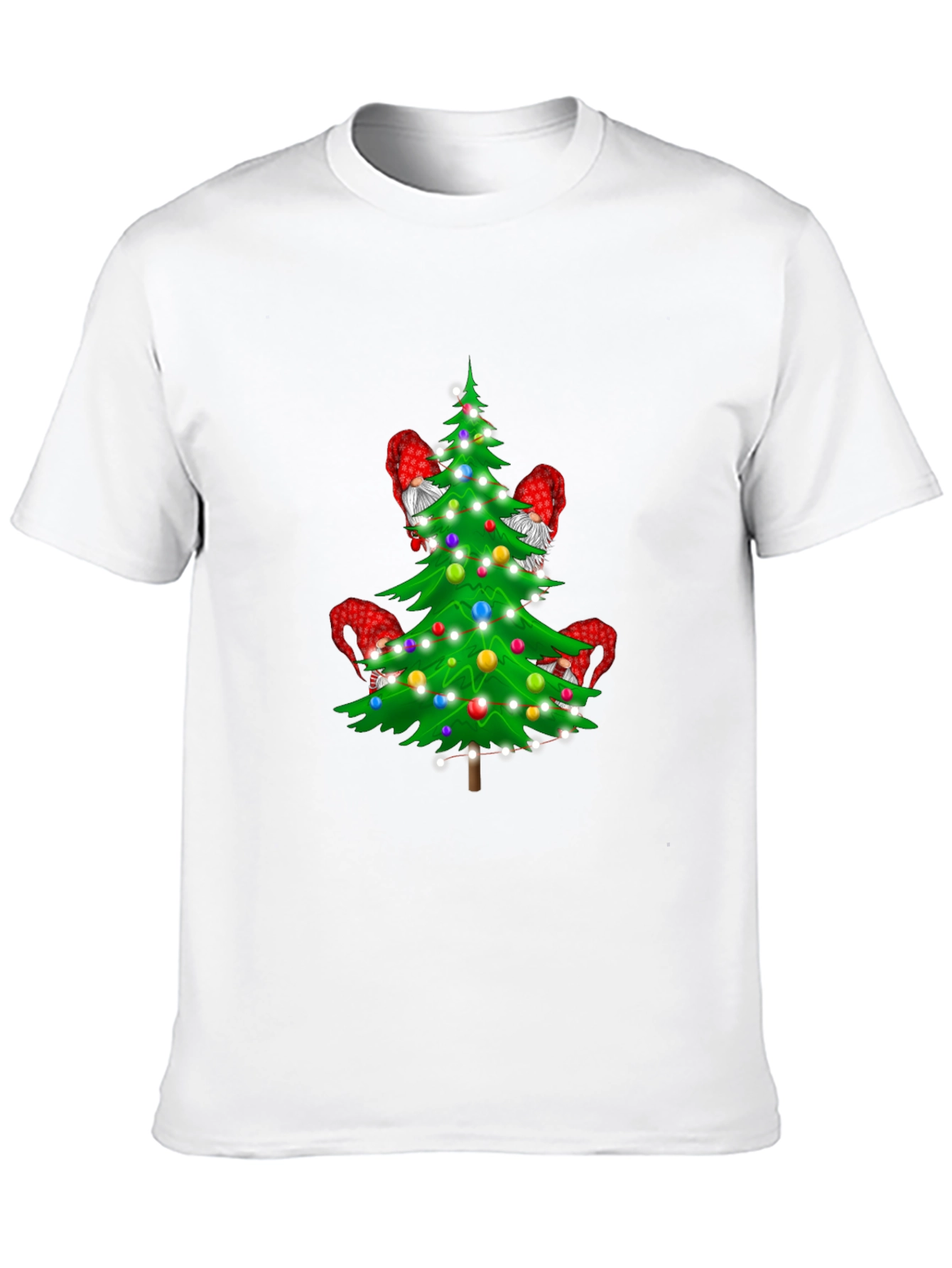 Gnome Christmas Tree T-Shirt - Holiday Apparel