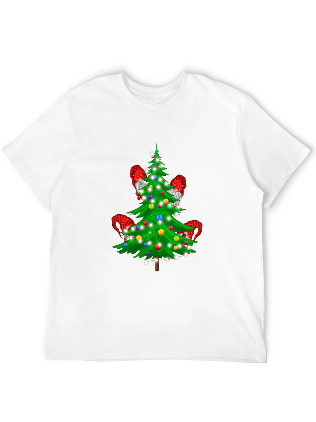 Gnome Christmas Tree T-Shirt - Holiday Apparel