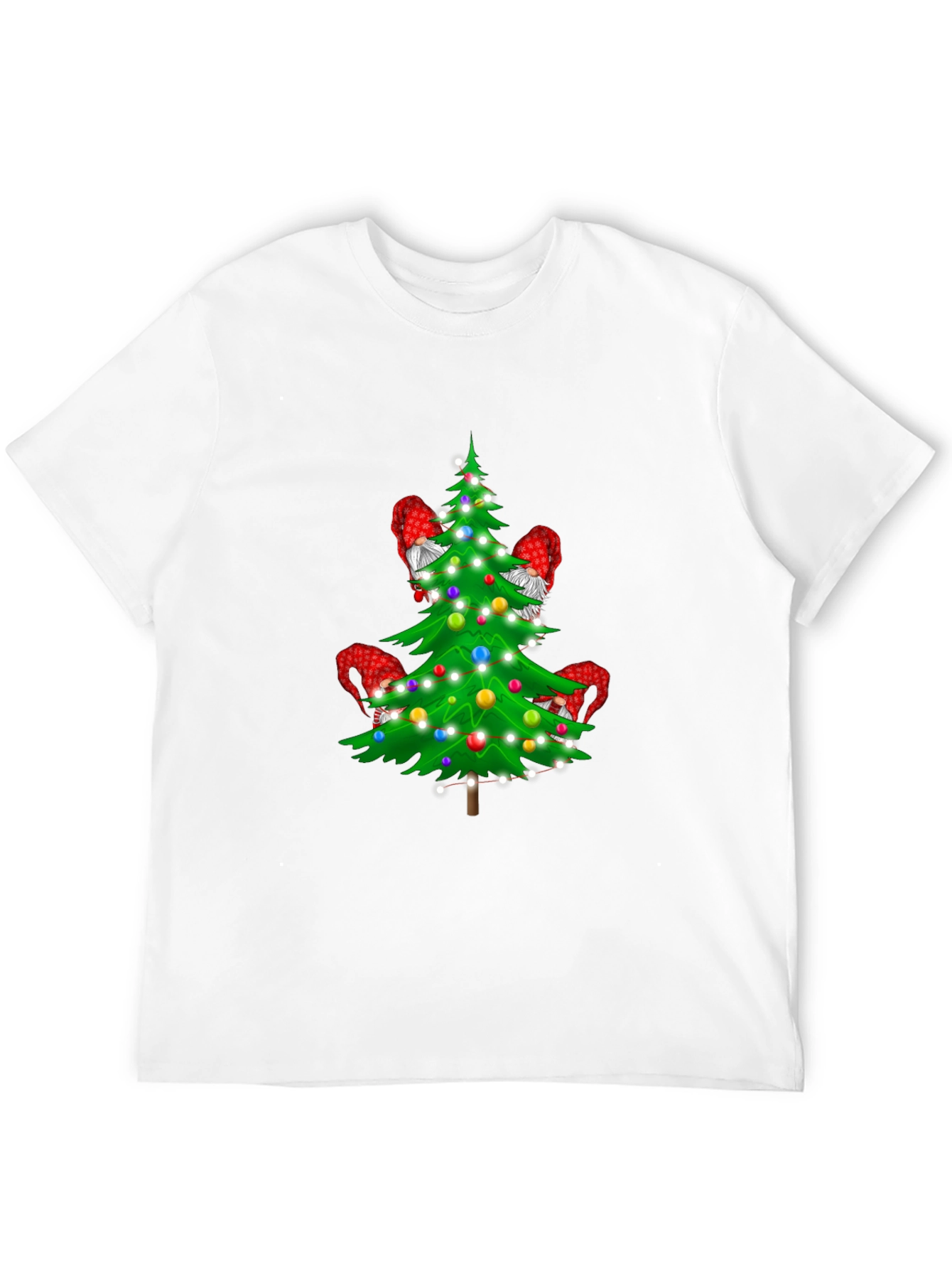 Gnome Christmas Tree T-Shirt - Holiday Apparel