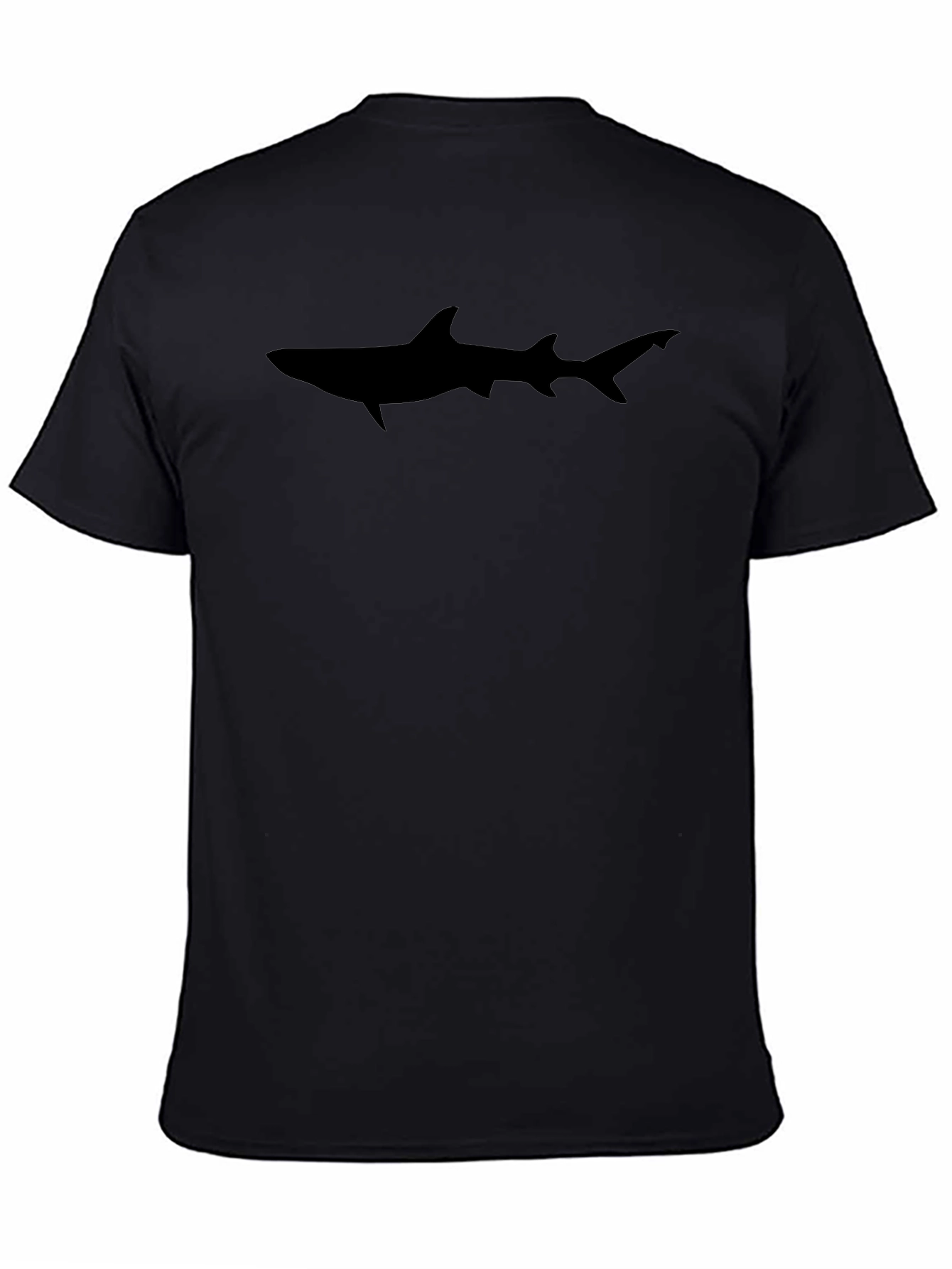 Black Shark Graphic Tee - Cool Casual Style