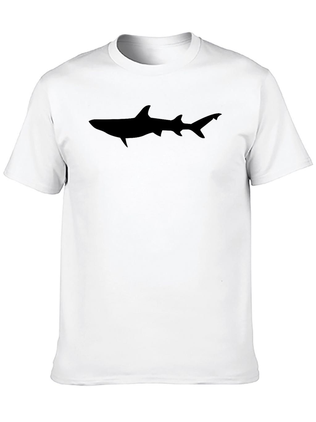 Black Shark Graphic Tee - Cool Casual Style