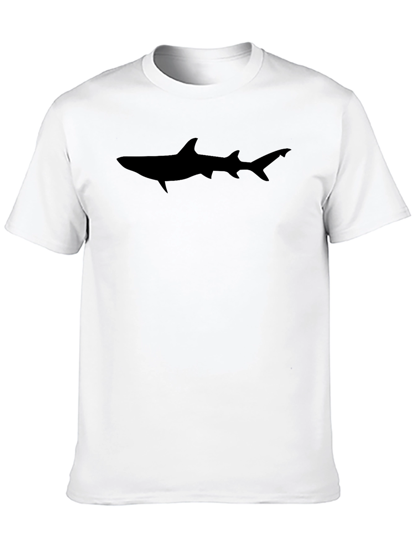 Black Shark Graphic Tee - Cool Casual Style