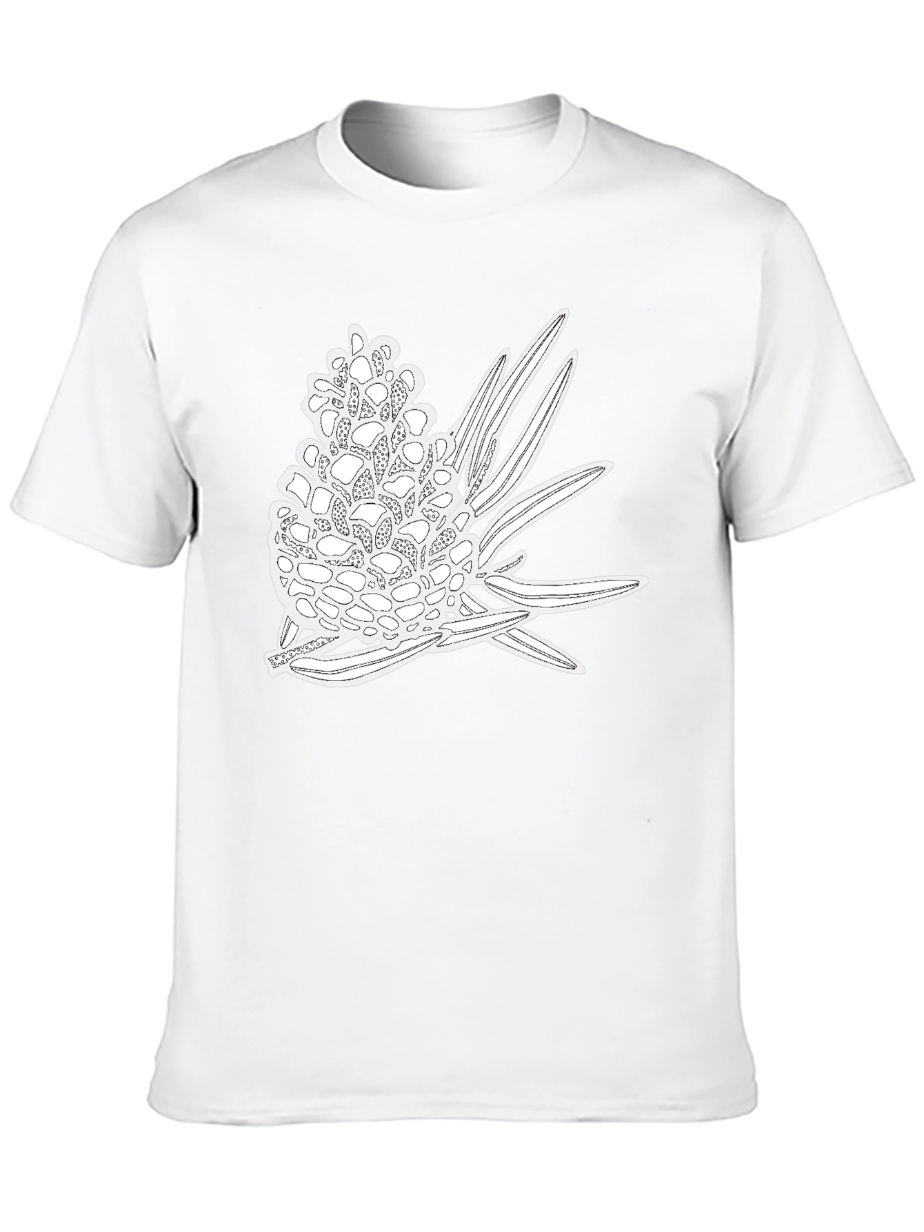 Banksia Print Black T-Shirt