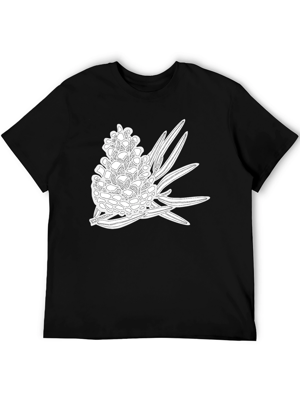 Banksia Print Black T-Shirt