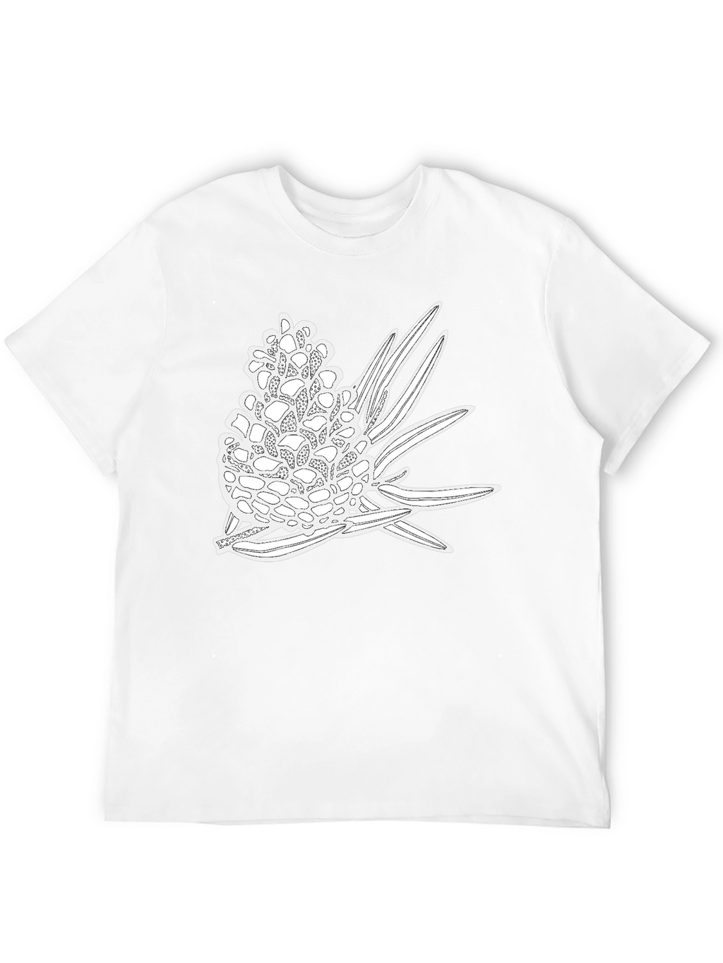 Banksia Print Black T-Shirt