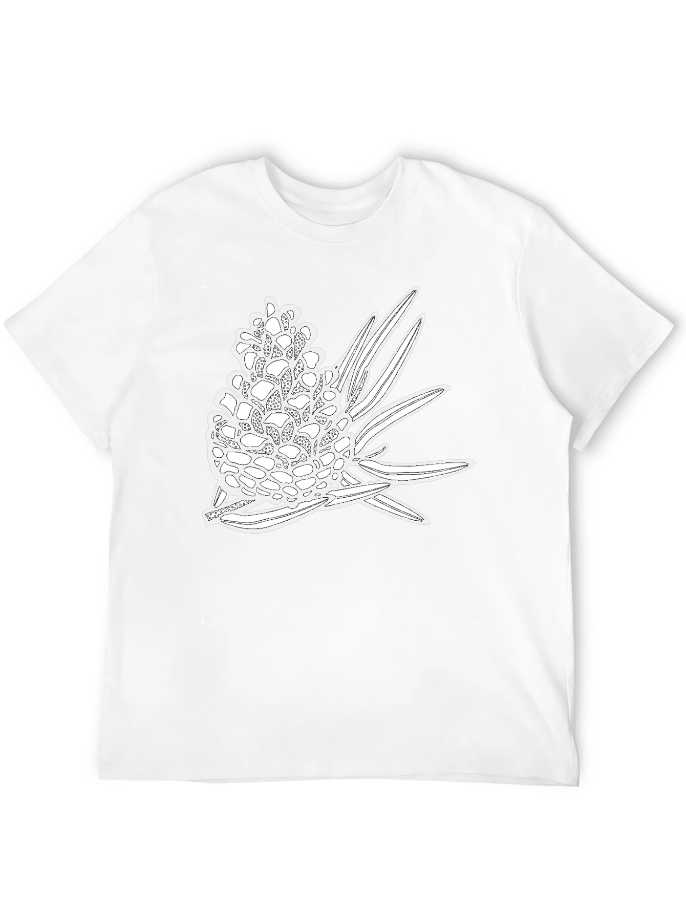 Banksia Print Black T-Shirt