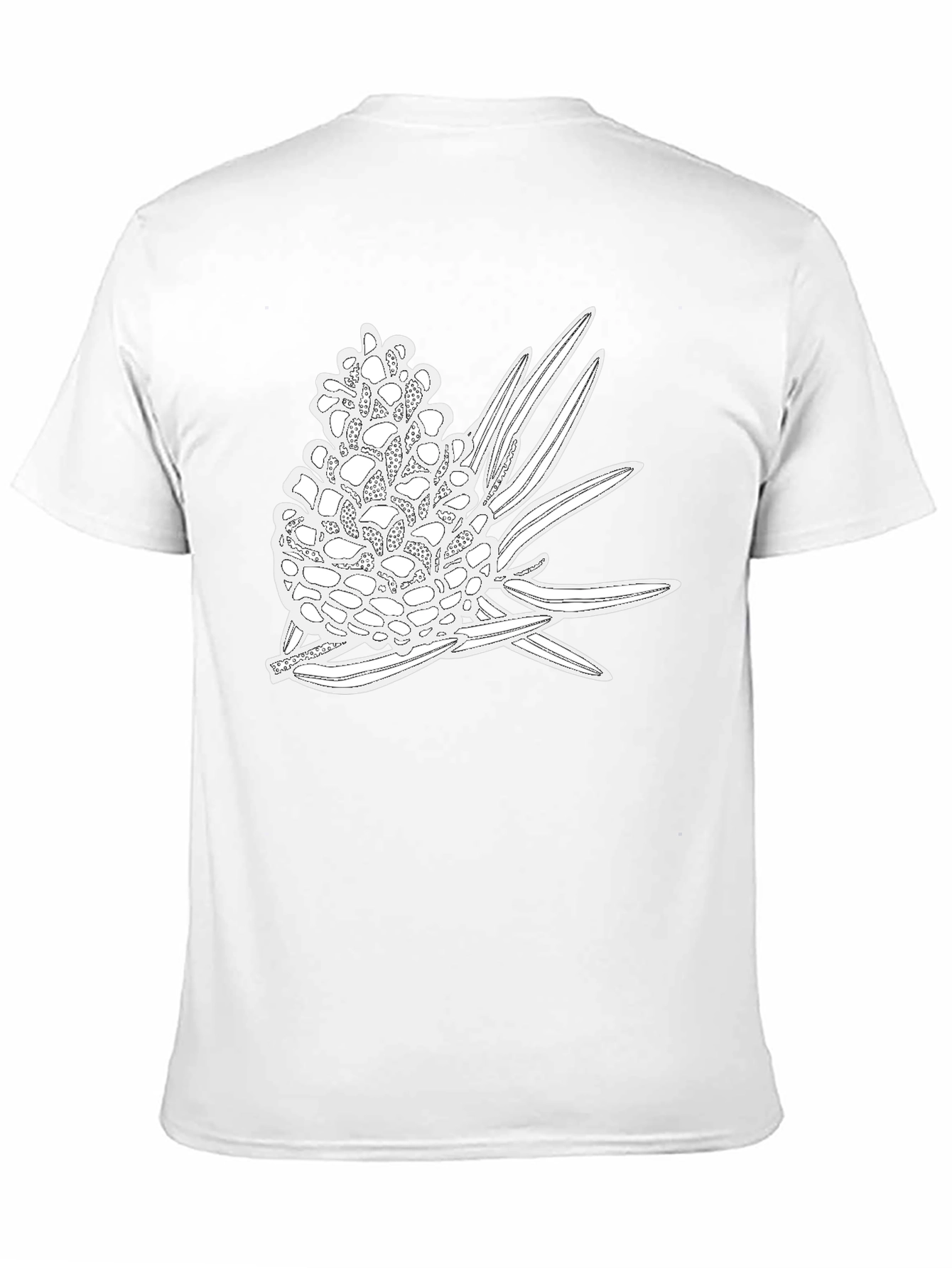 Banksia Print Black T-Shirt