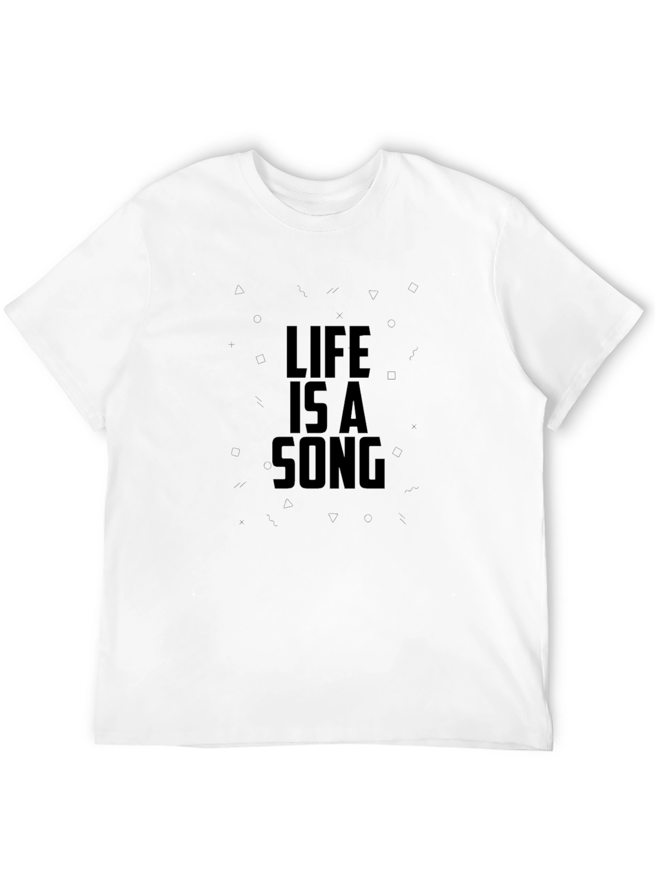 Life Is A Song Black Graphic Tee