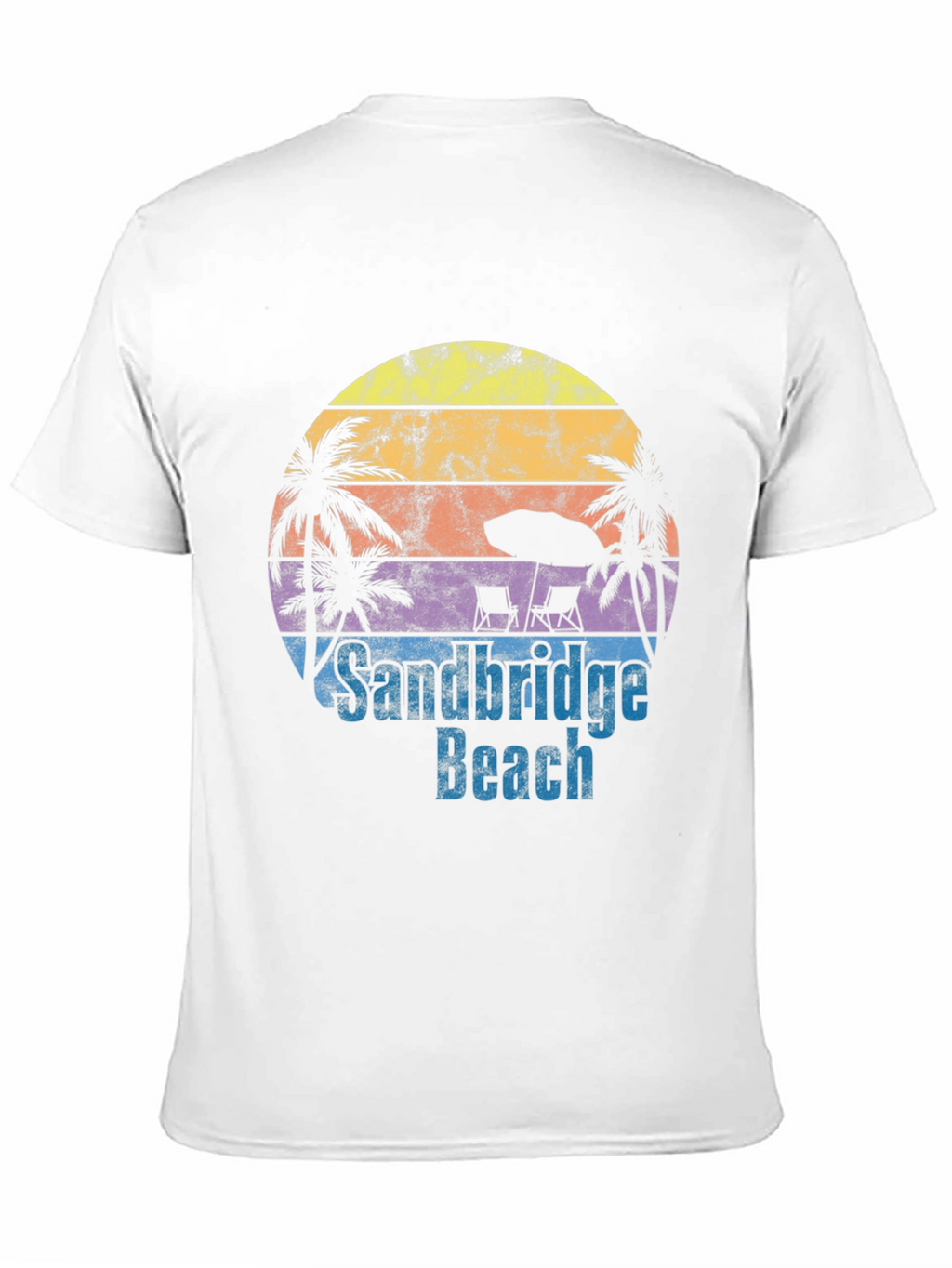 Sandbridge Beach T-Shirt - Retro Sunset Tee