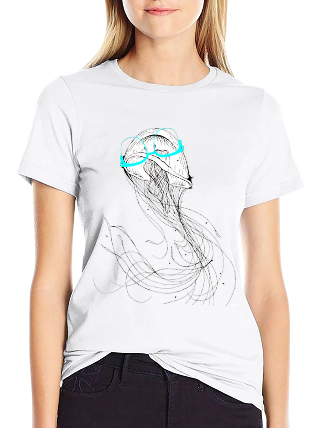 Jellyfish Spectacles T-Shirt - Unique Graphic Tee