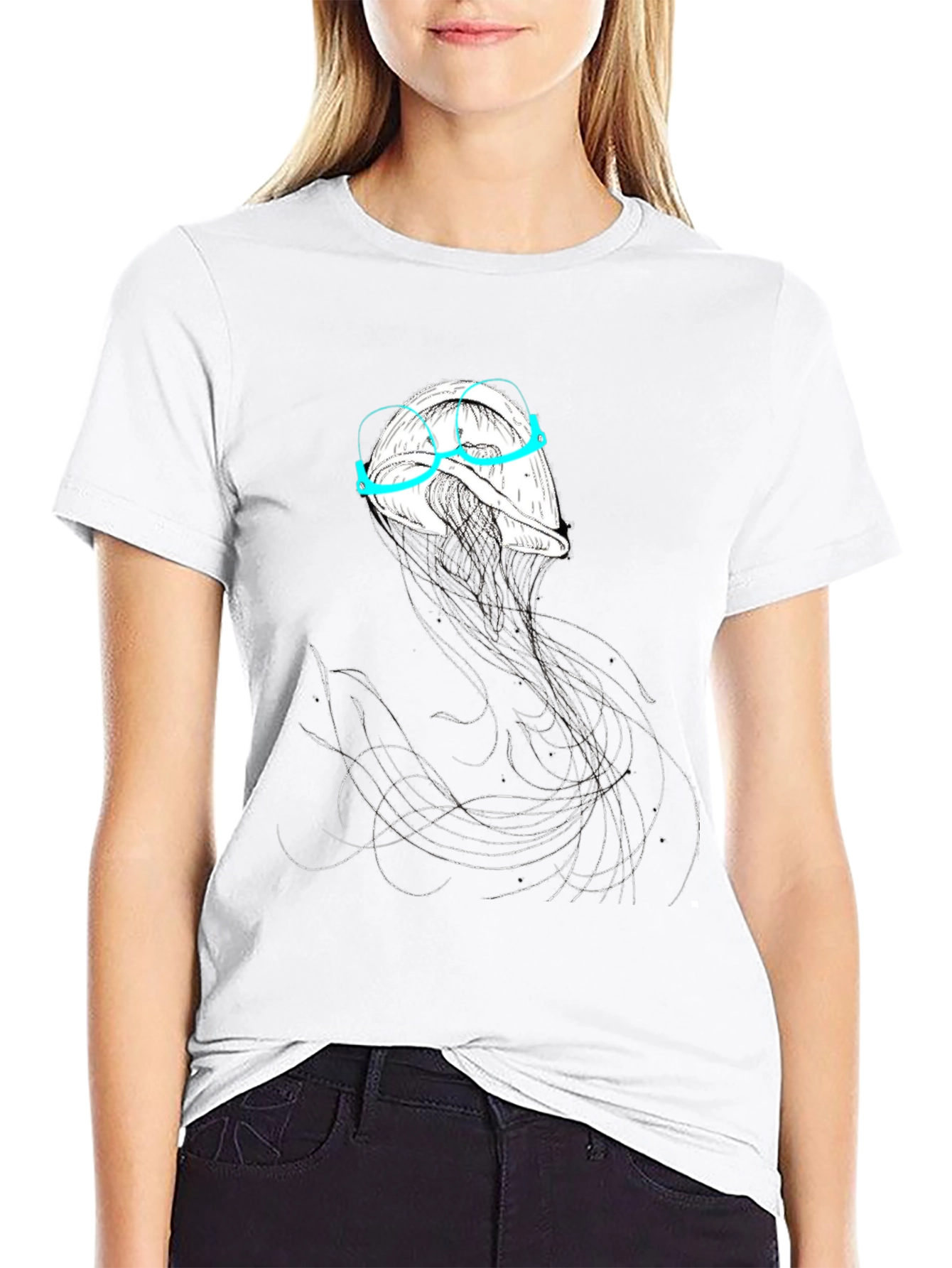 Jellyfish Spectacles T-Shirt - Unique Graphic Tee