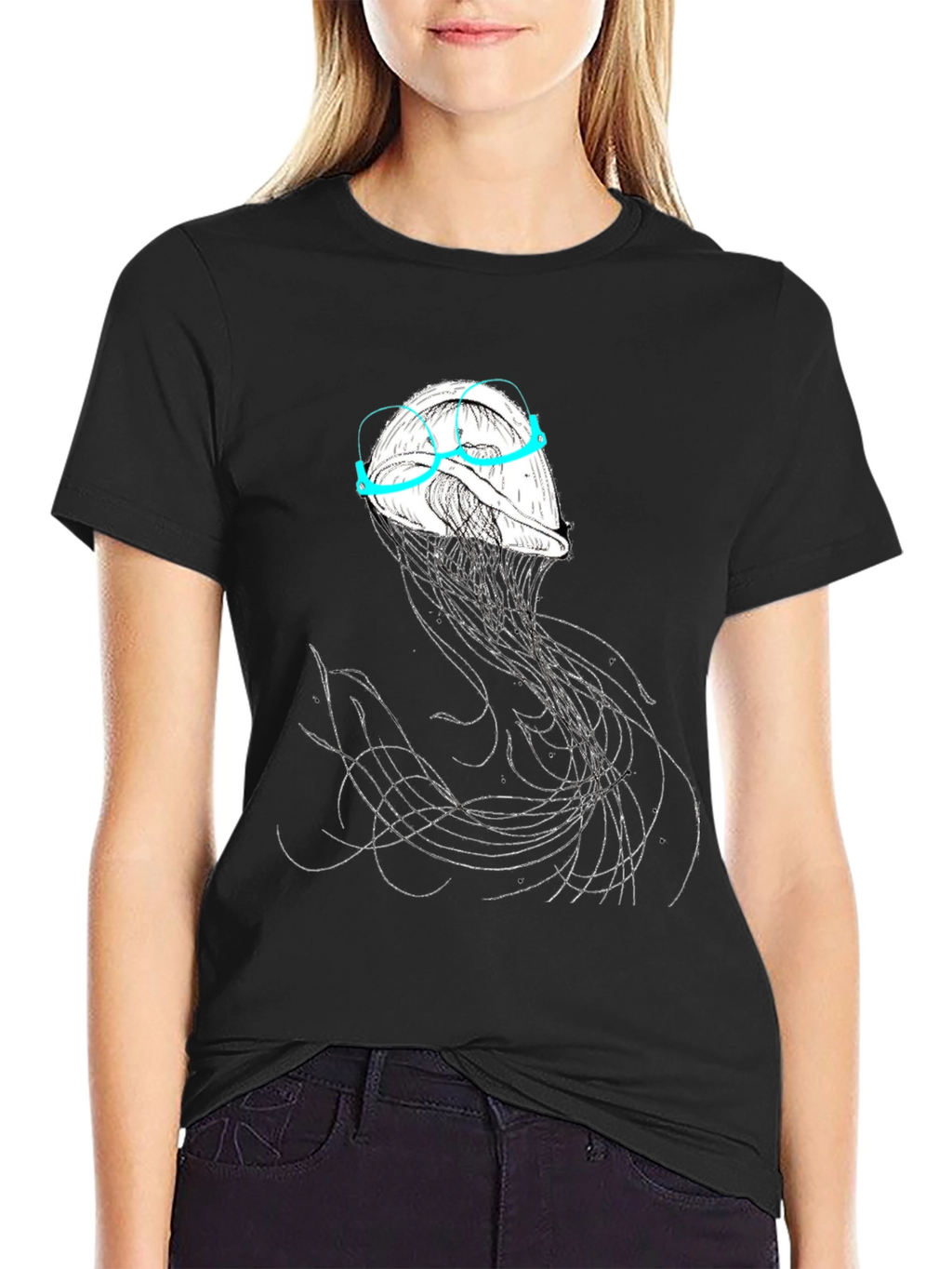 Jellyfish Spectacles T-Shirt - Unique Graphic Tee