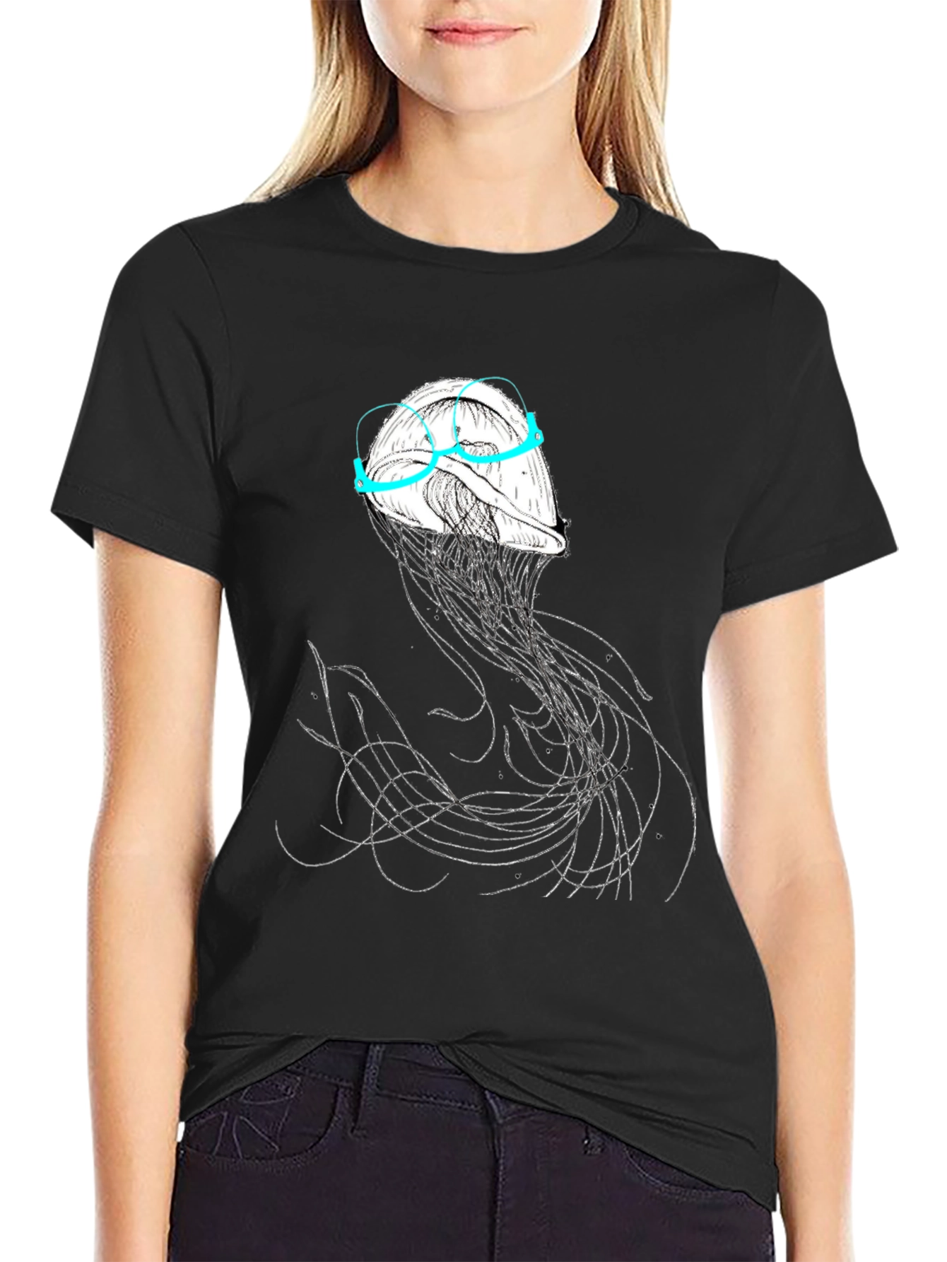 Jellyfish Spectacles T-Shirt - Unique Graphic Tee