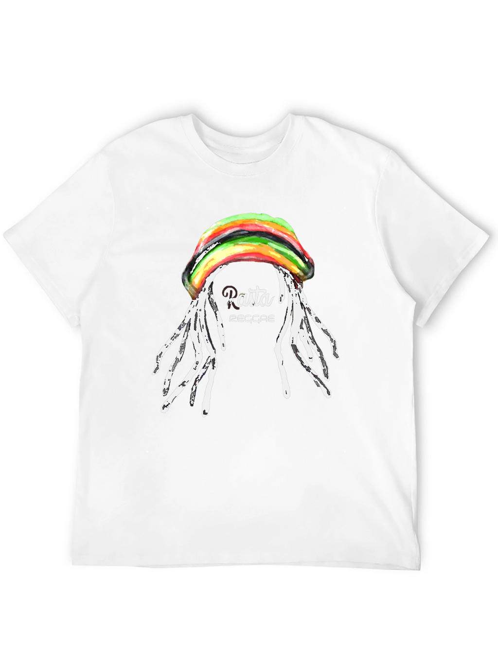 Rasta Reggae Graphic Black T-Shirt