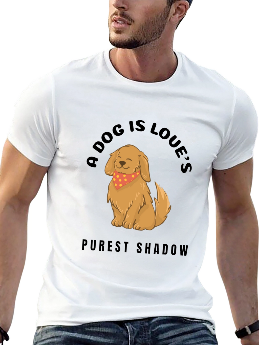 Dog Lovers T-Shirt: Purest Shadow Design