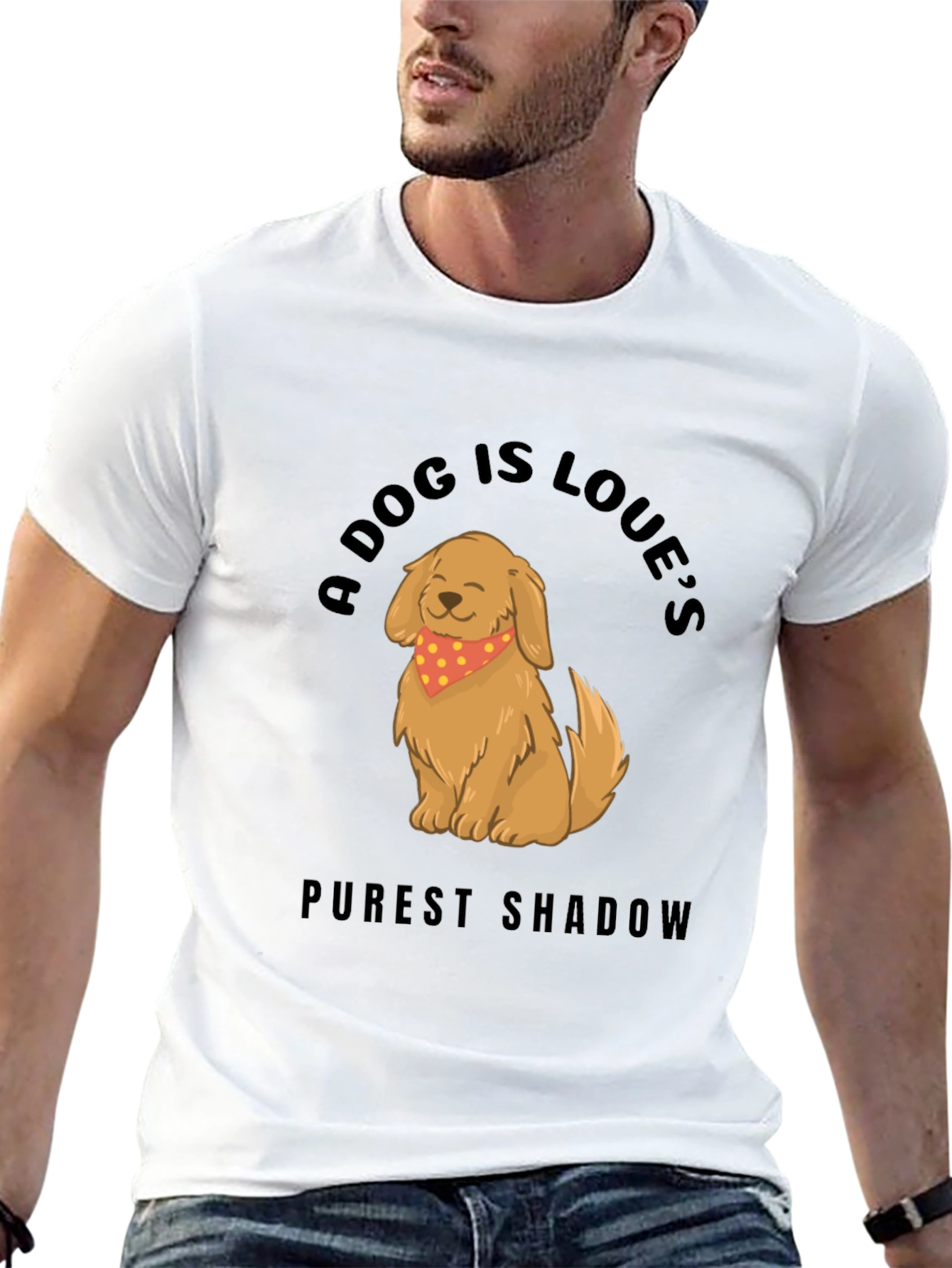 Dog Lovers T-Shirt: Purest Shadow Design