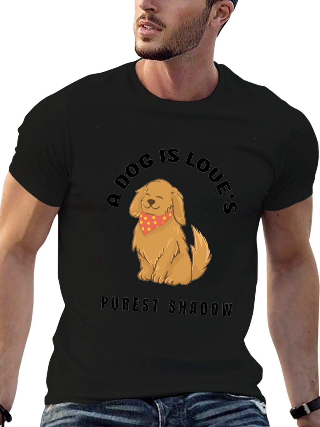 Dog Lovers T-Shirt: Purest Shadow Design