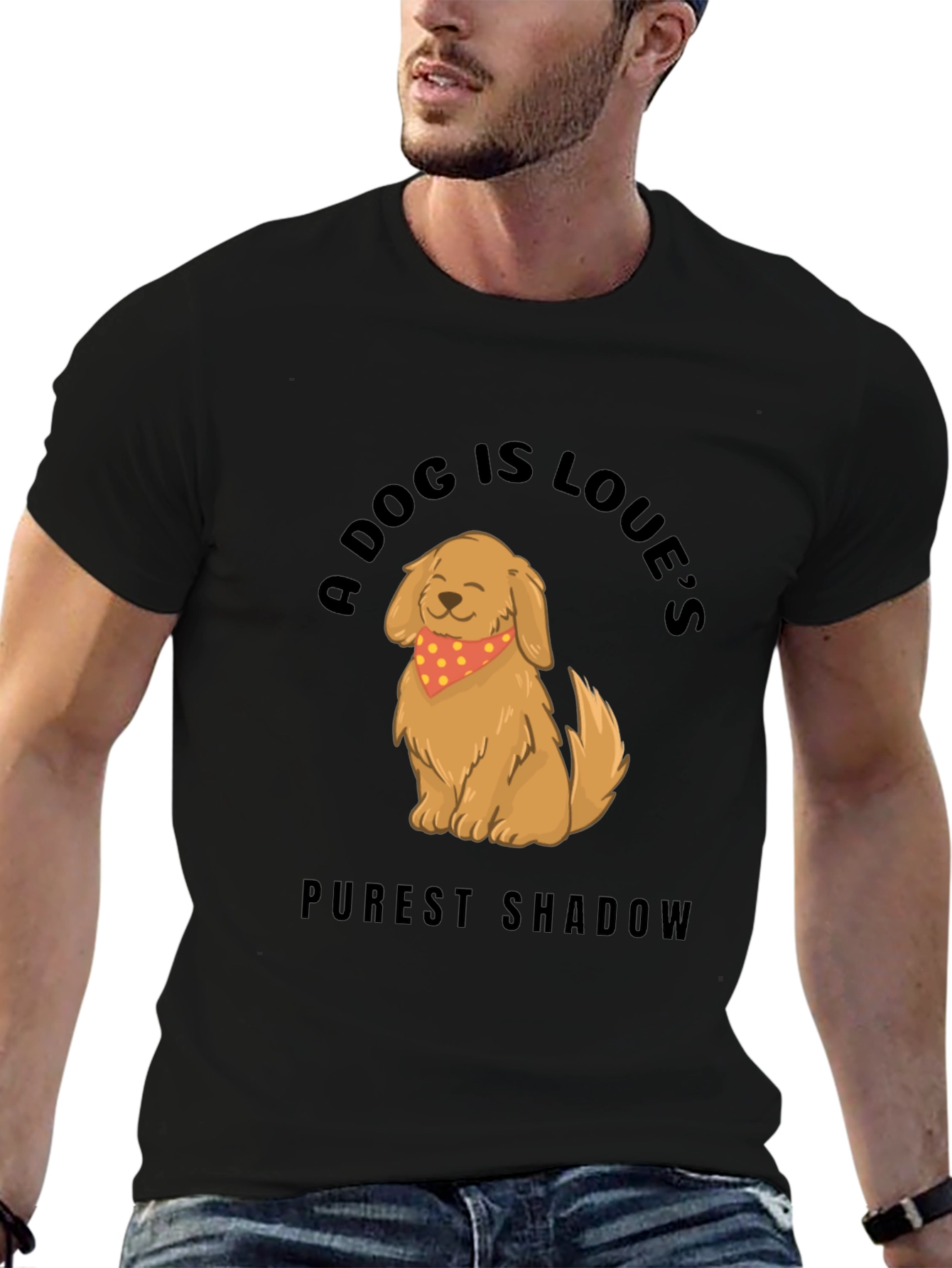 Dog Lovers T-Shirt: Purest Shadow Design