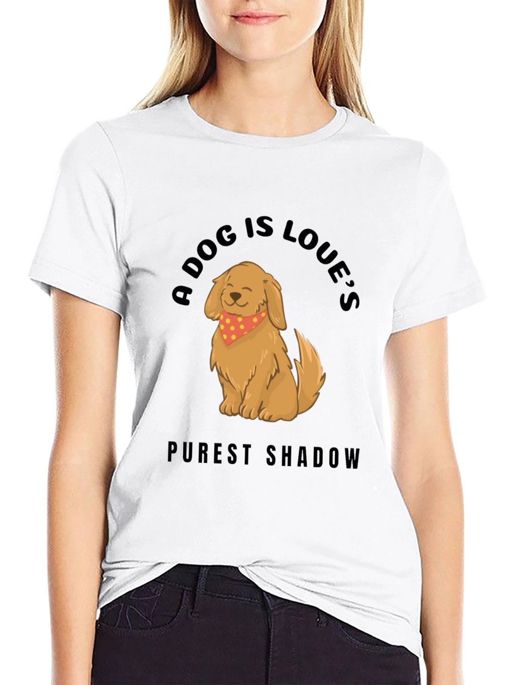 Dog Lovers T-Shirt: Purest Shadow Design