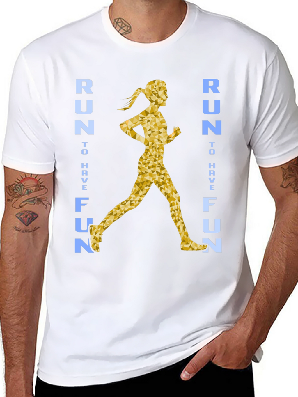 Run to Have Fun Graphic Tee
