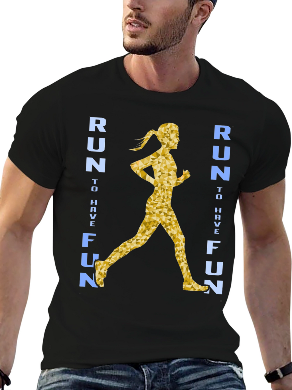 Run to Have Fun Graphic Tee