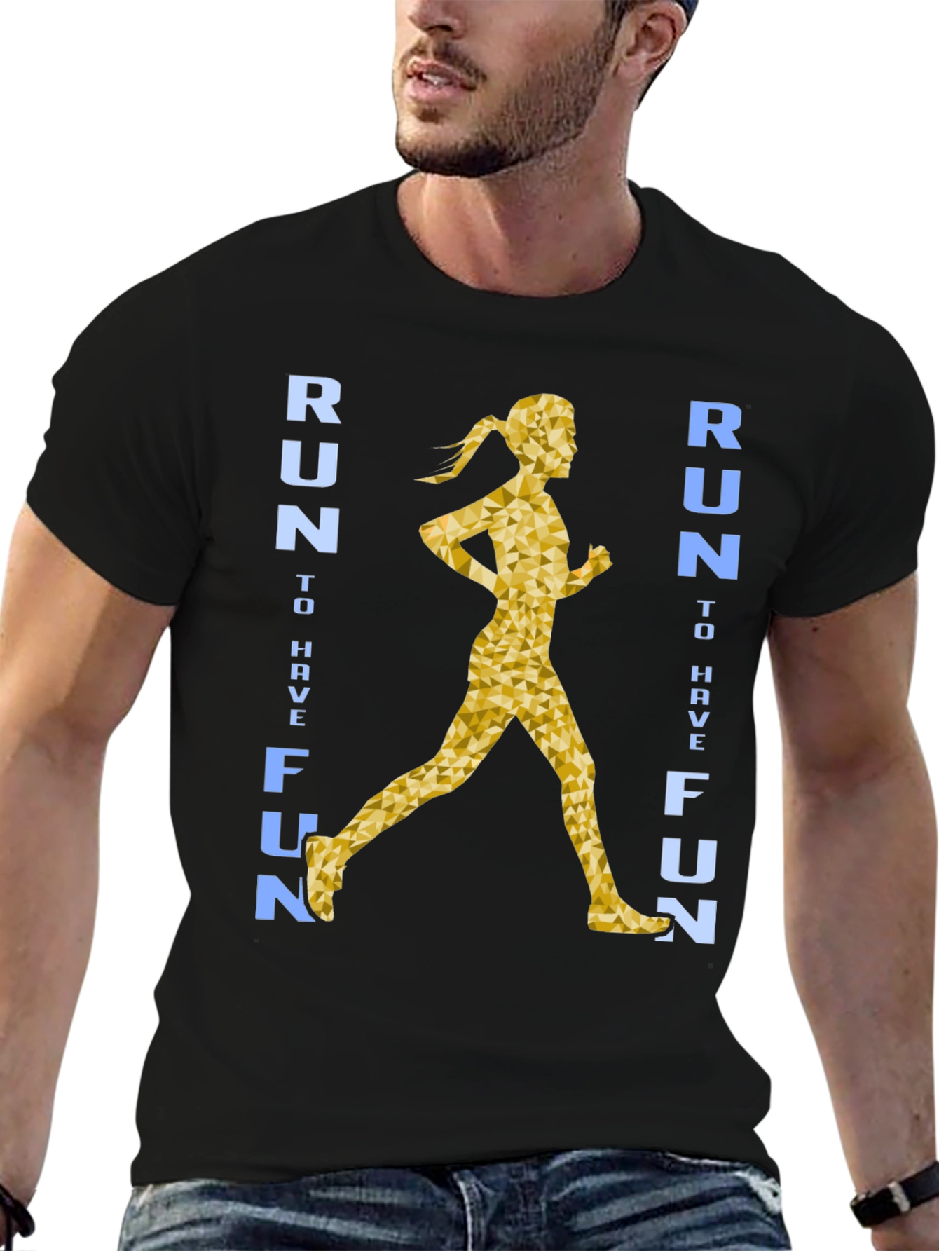 Run to Have Fun Graphic Tee