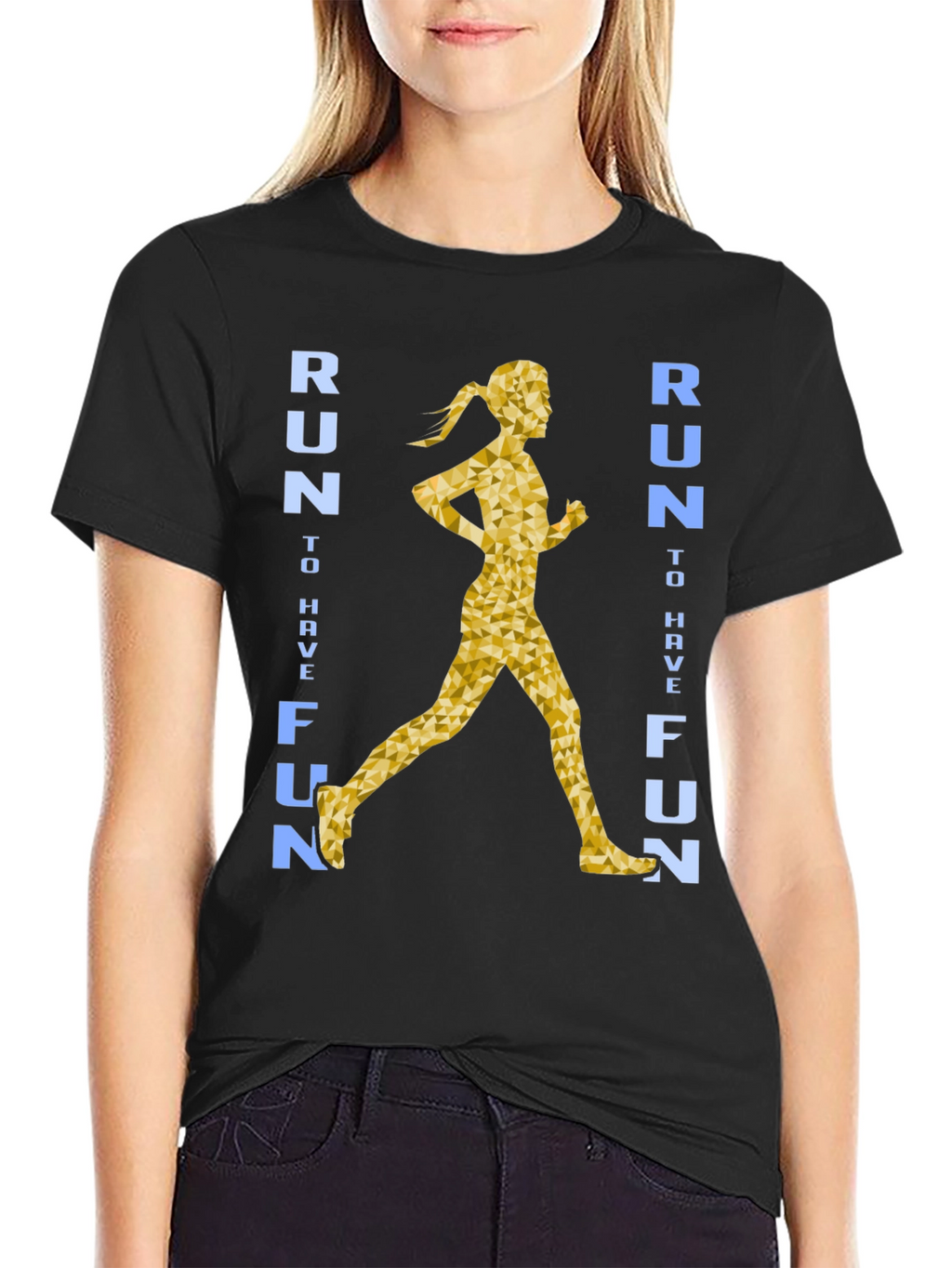 Run to Have Fun Graphic Tee