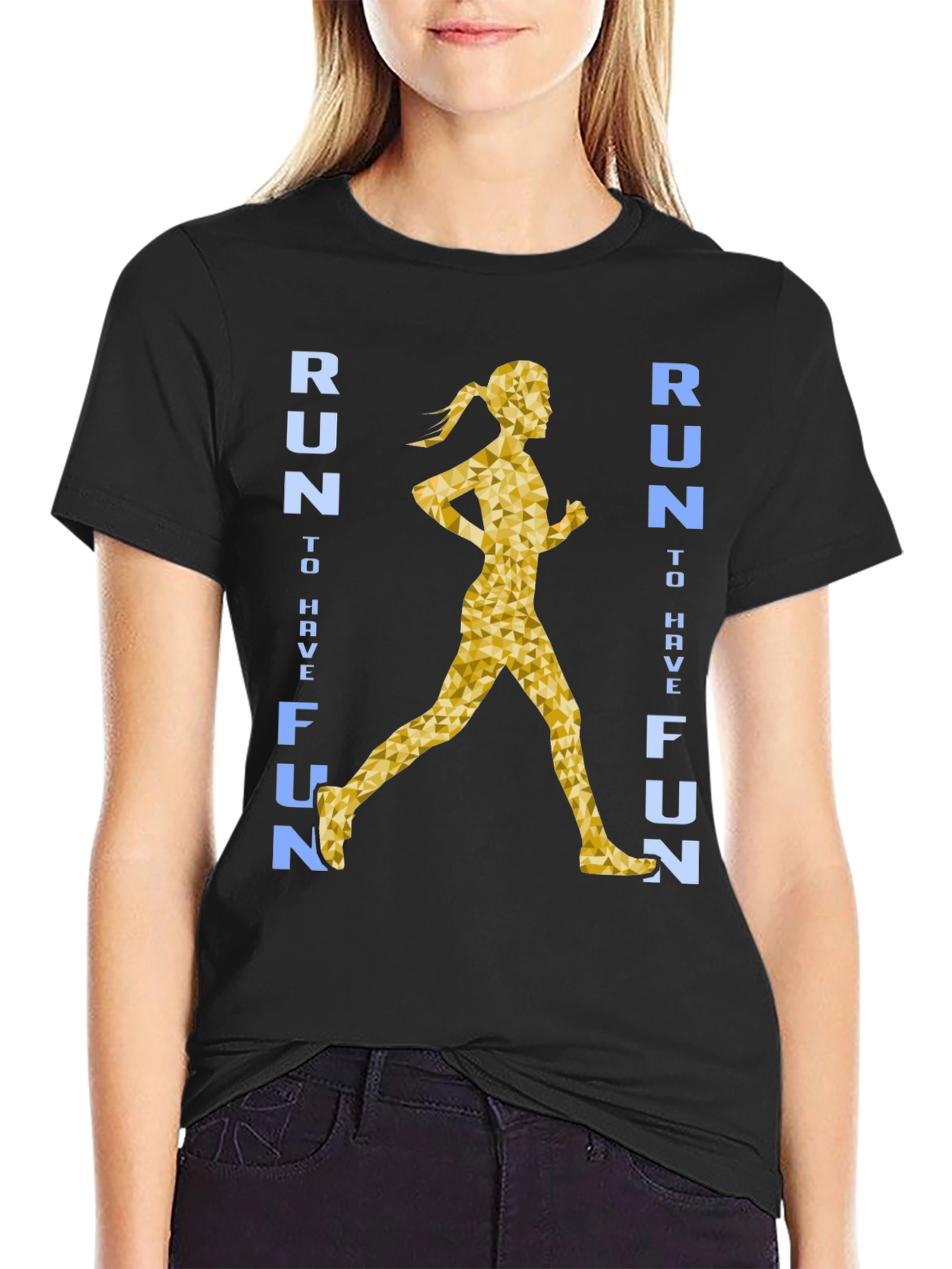 Run to Have Fun Graphic Tee
