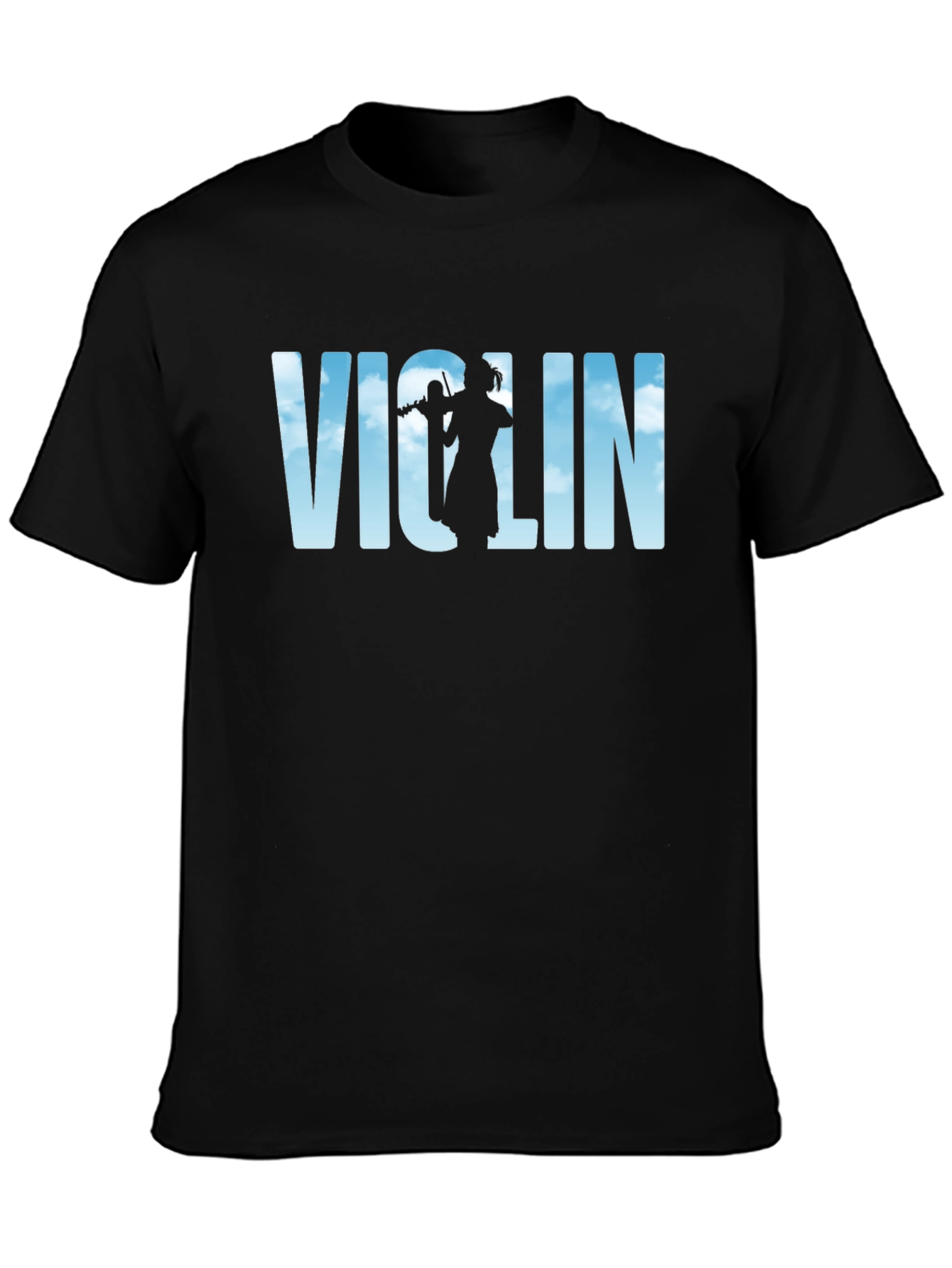 Violin Music T-Shirt - Sky Design