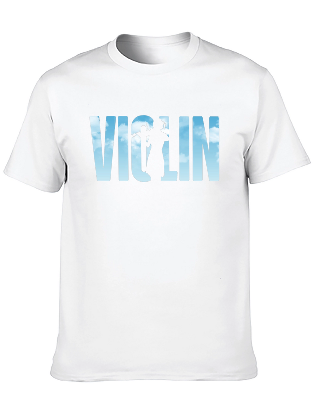 Violin Music T-Shirt - Sky Design