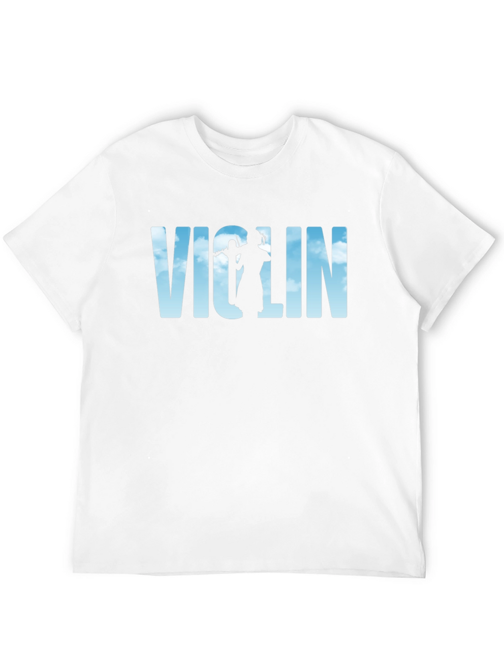 Violin Music T-Shirt - Sky Design