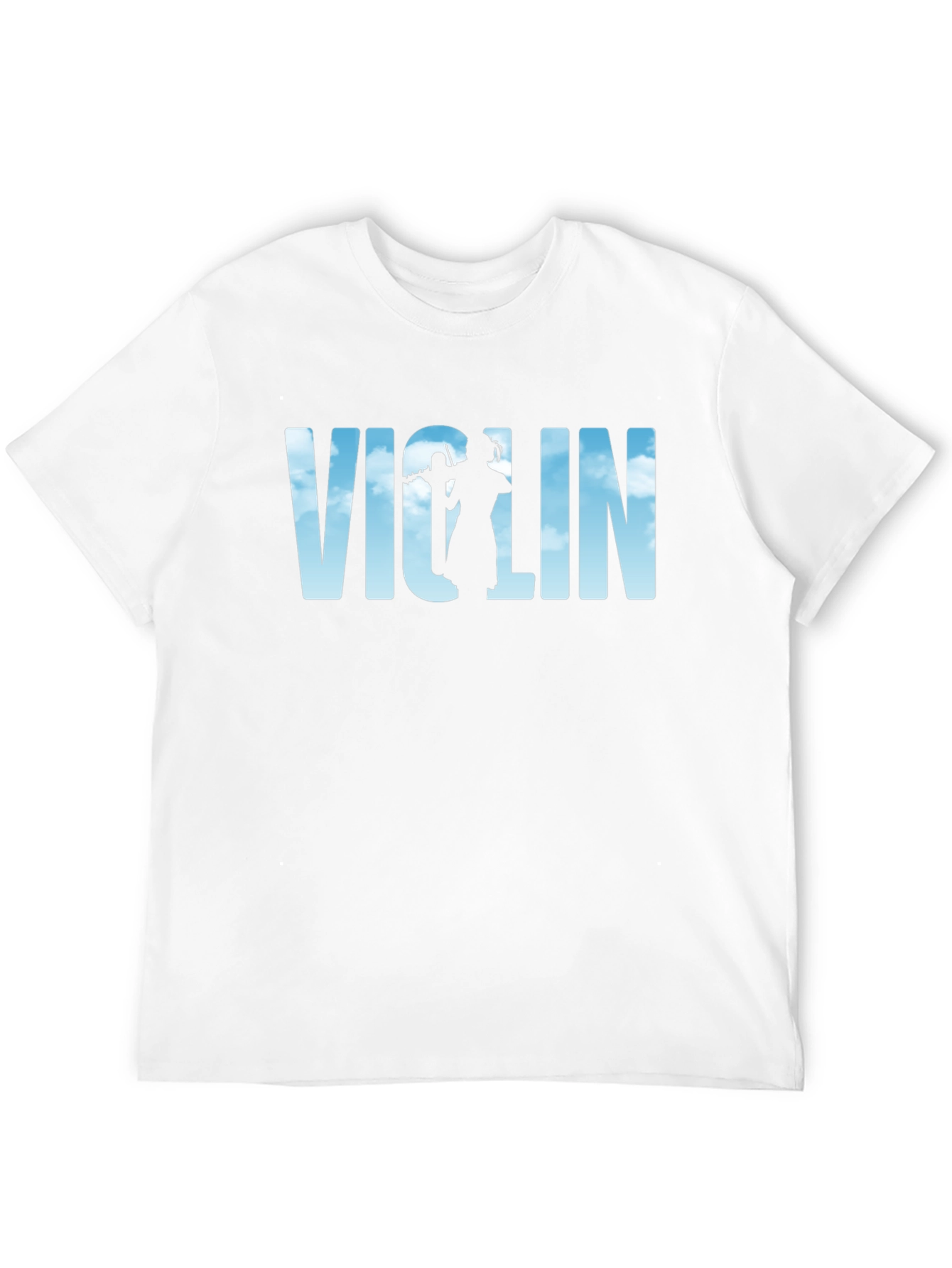 Violin Music T-Shirt - Sky Design