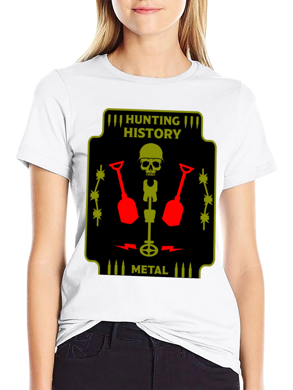 Hunting History Metal Detecting T-Shirt
