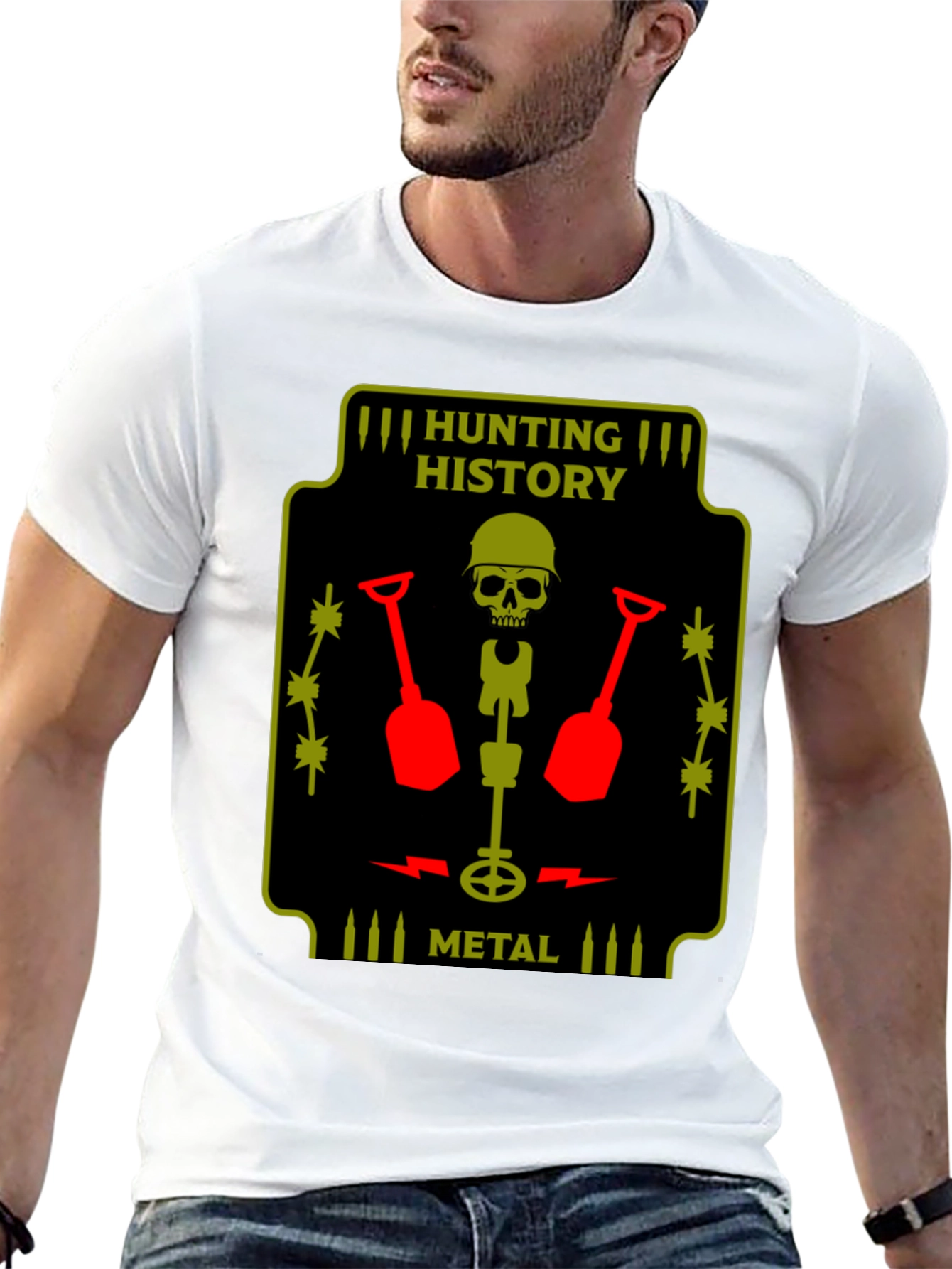 Hunting History Metal Detecting T-Shirt