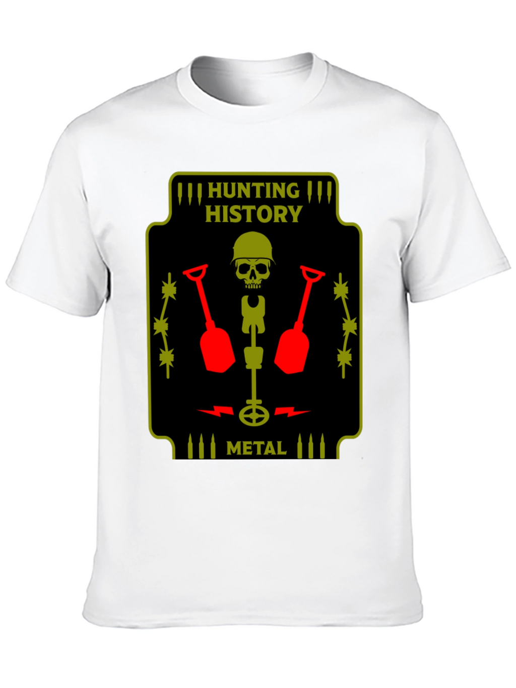 Hunting History Metal Detecting T-Shirt