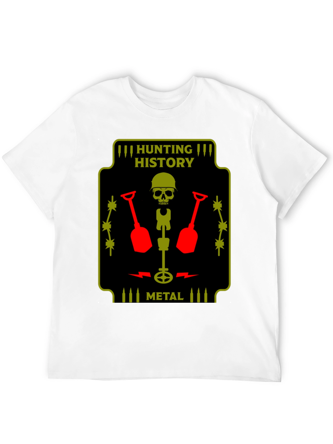 Hunting History Metal Detecting T-Shirt