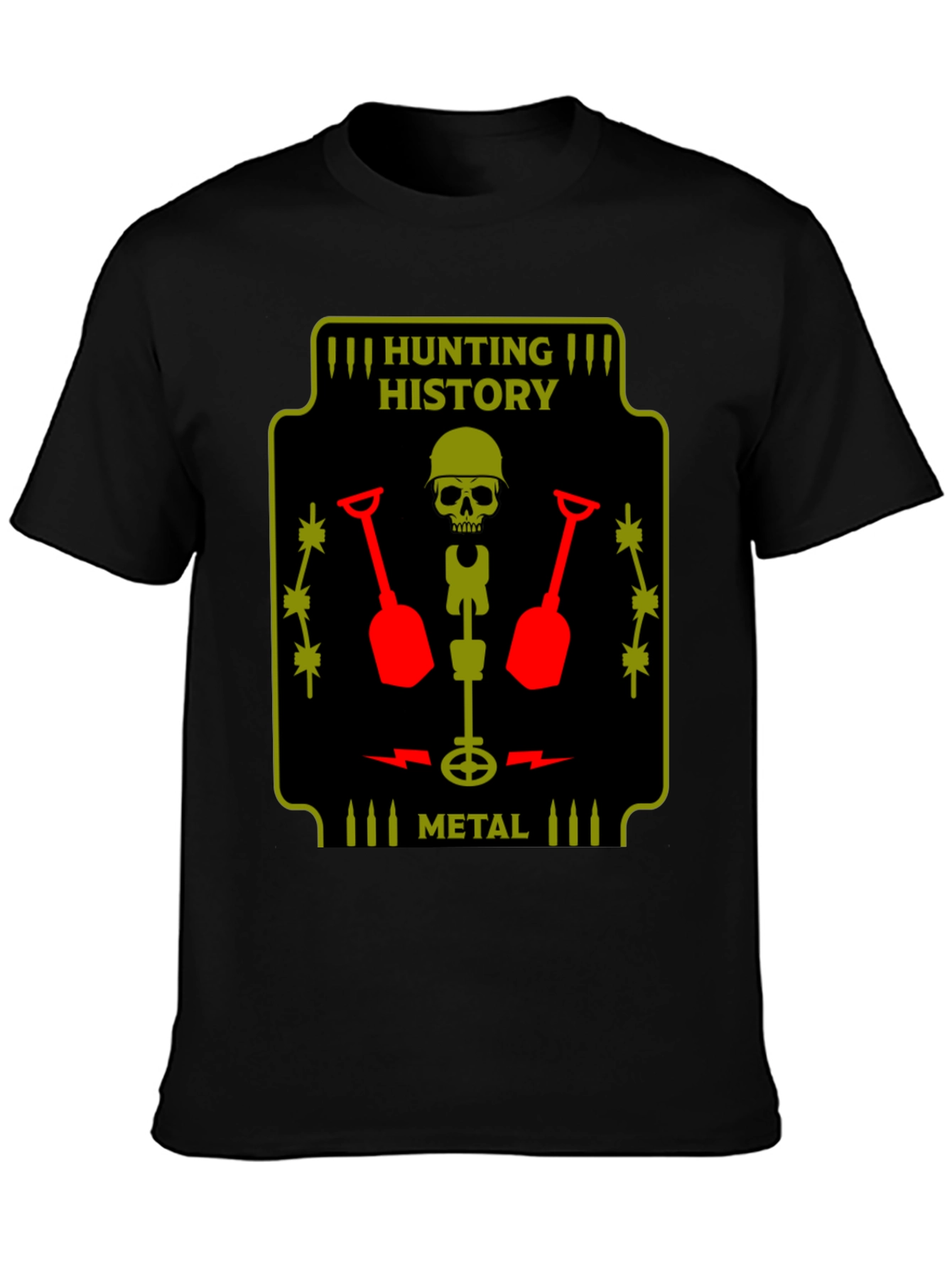 Hunting History Metal Detecting T-Shirt