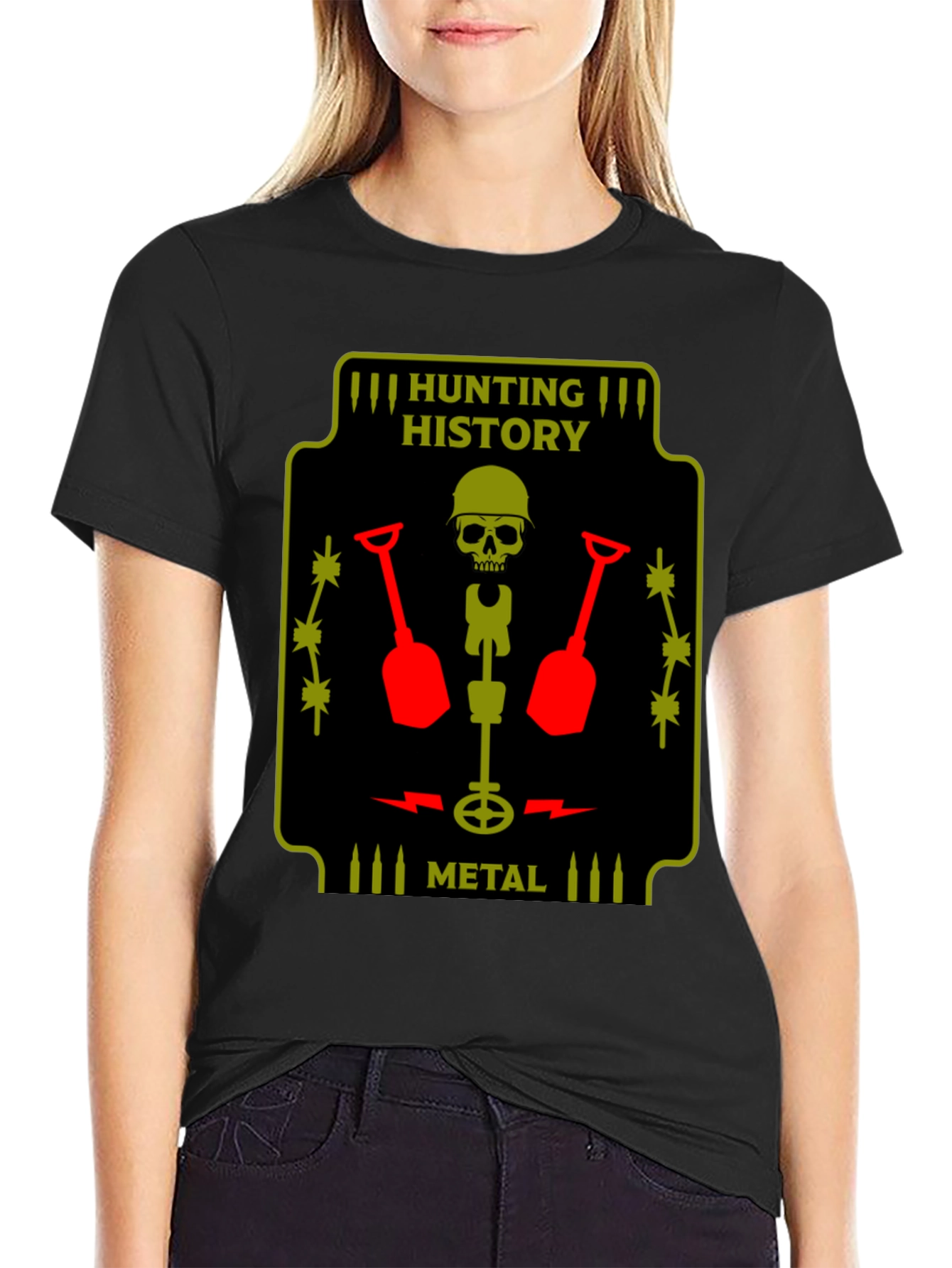 Hunting History Metal Detecting T-Shirt