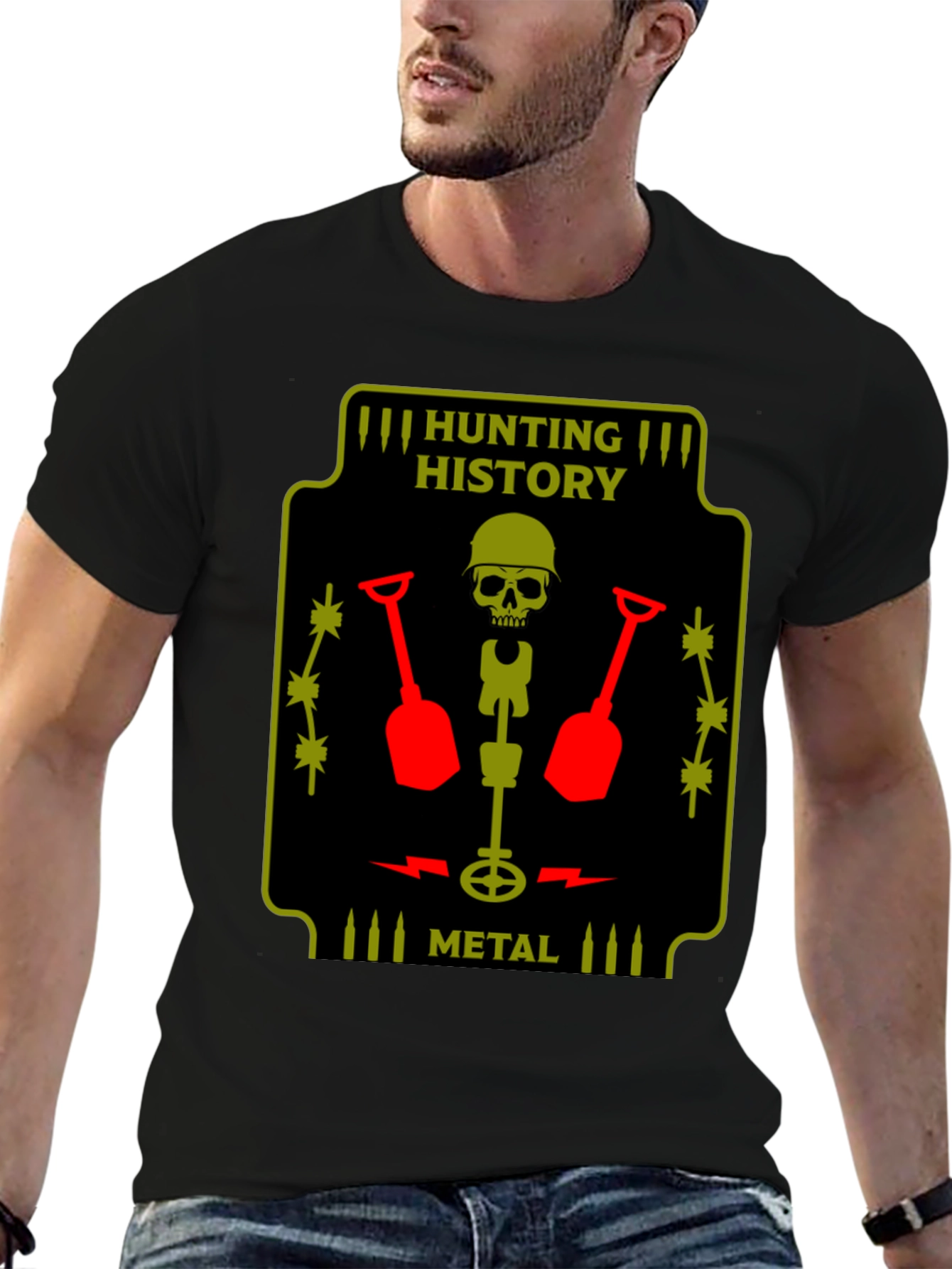 Hunting History Metal Detecting T-Shirt