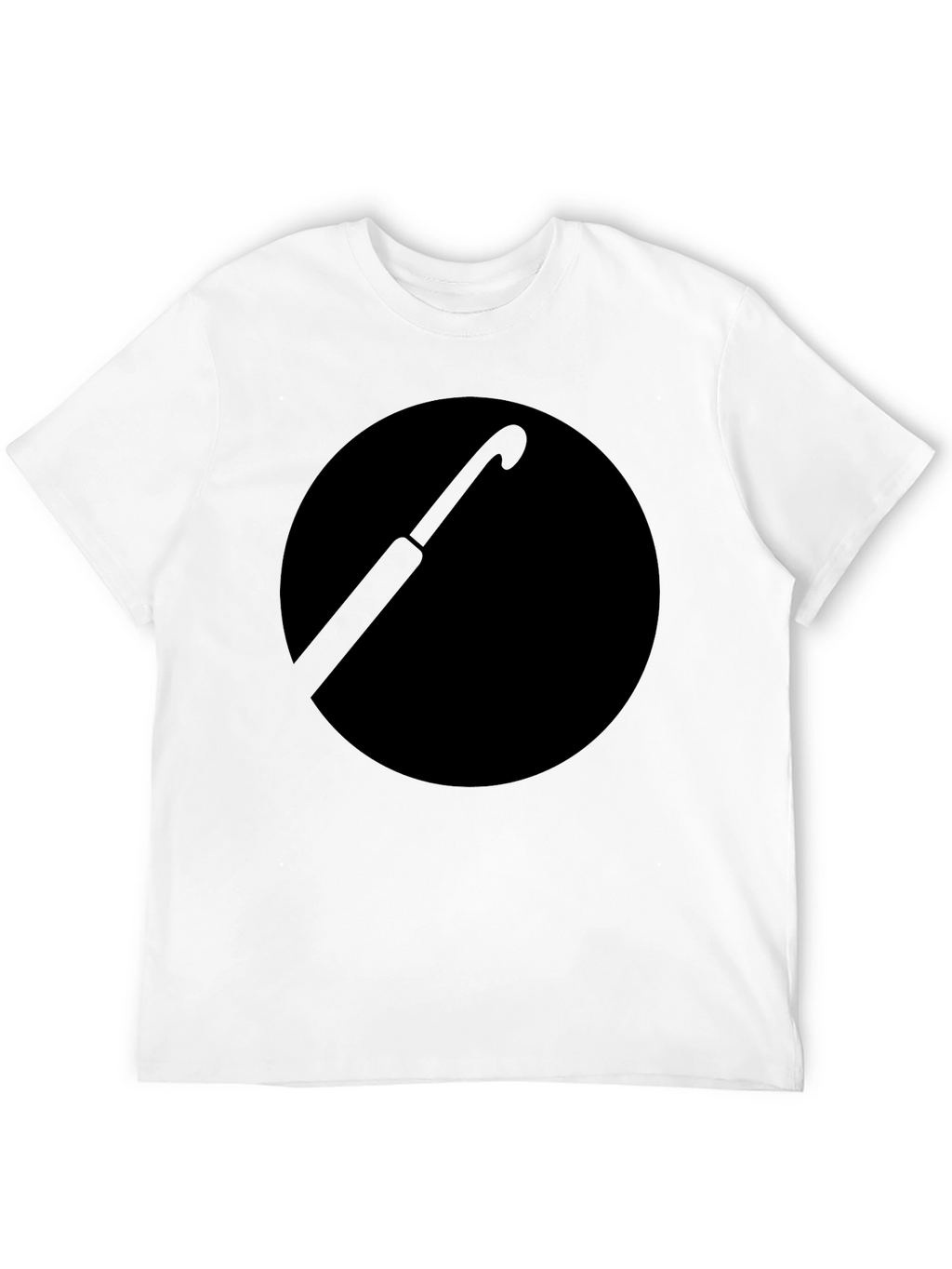 Black Umbrella Circle Graphic T-Shirt