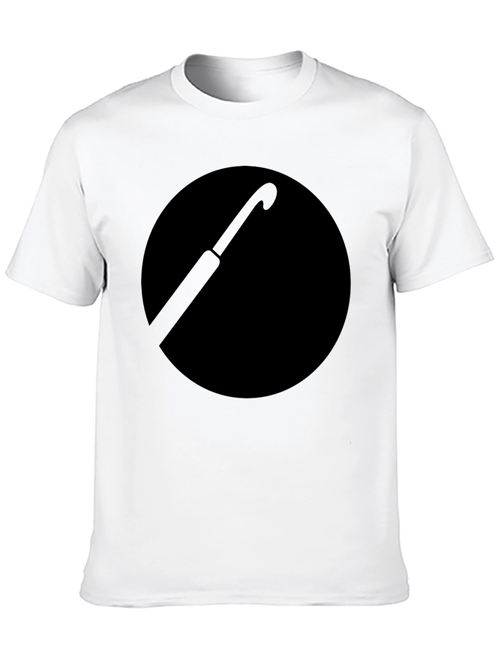 Black Umbrella Circle Graphic T-Shirt