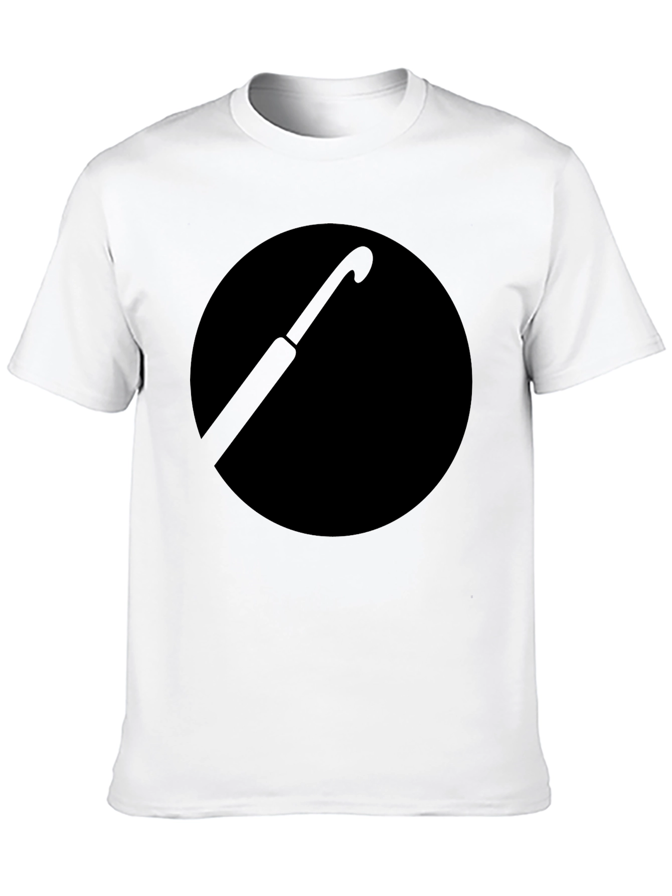 Black Umbrella Circle Graphic T-Shirt