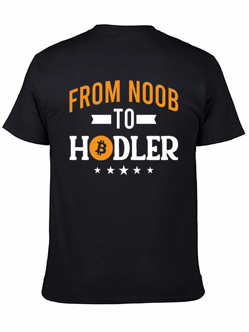 From Noob to Hodler Bitcoin T-Shirt - Crypto Tee