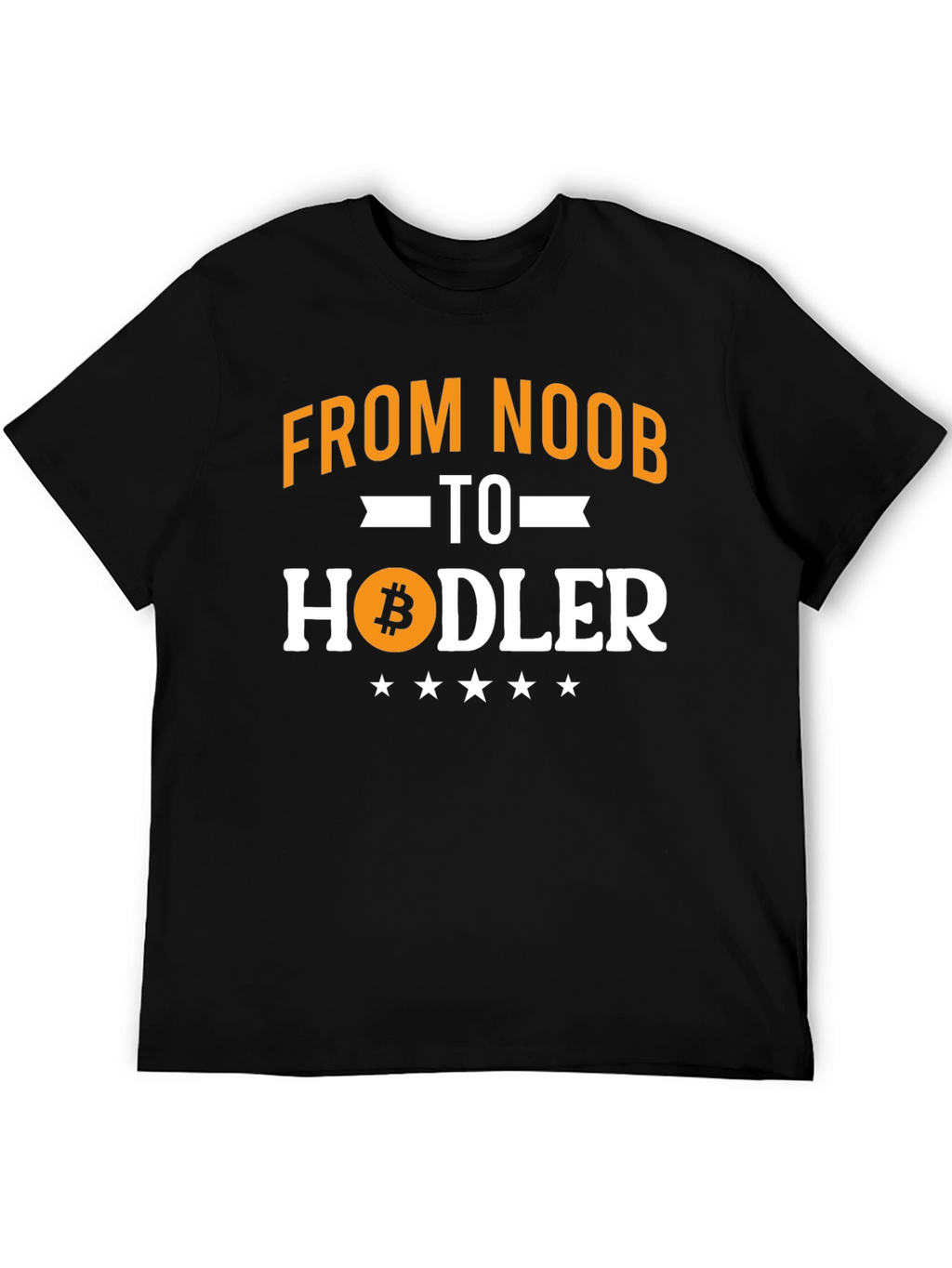 From Noob to Hodler Bitcoin T-Shirt - Crypto Tee