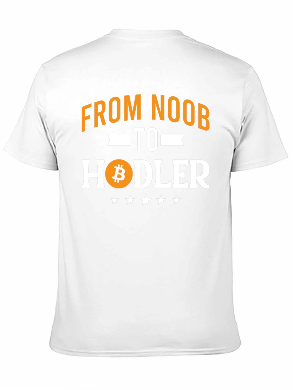 From Noob to Hodler Bitcoin T-Shirt - Crypto Tee