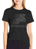 NOTBALANCE Graphic Tee - Funny Falling Man Design