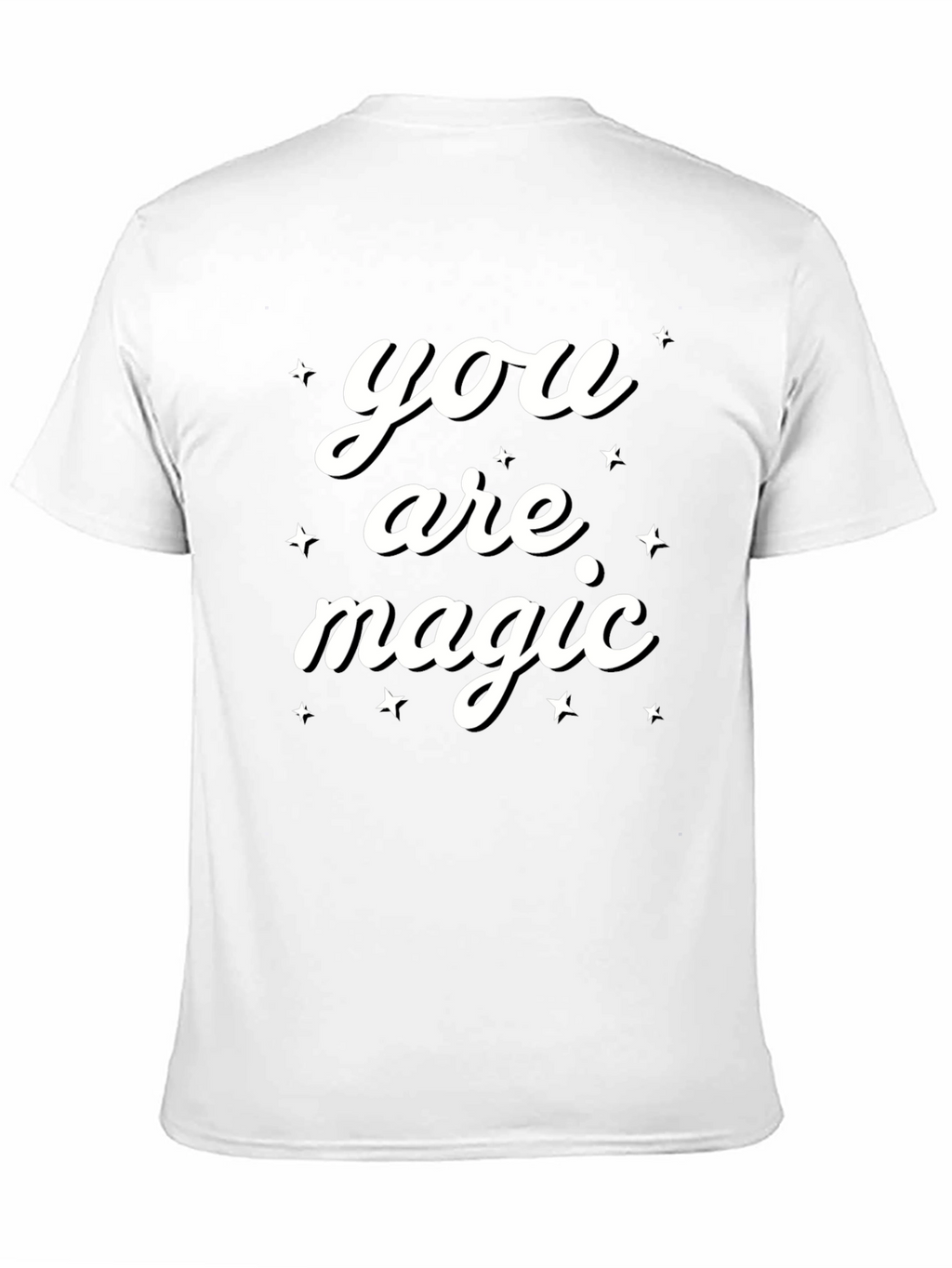 You Are Magic Graphic Tee - Black Casual Shirt