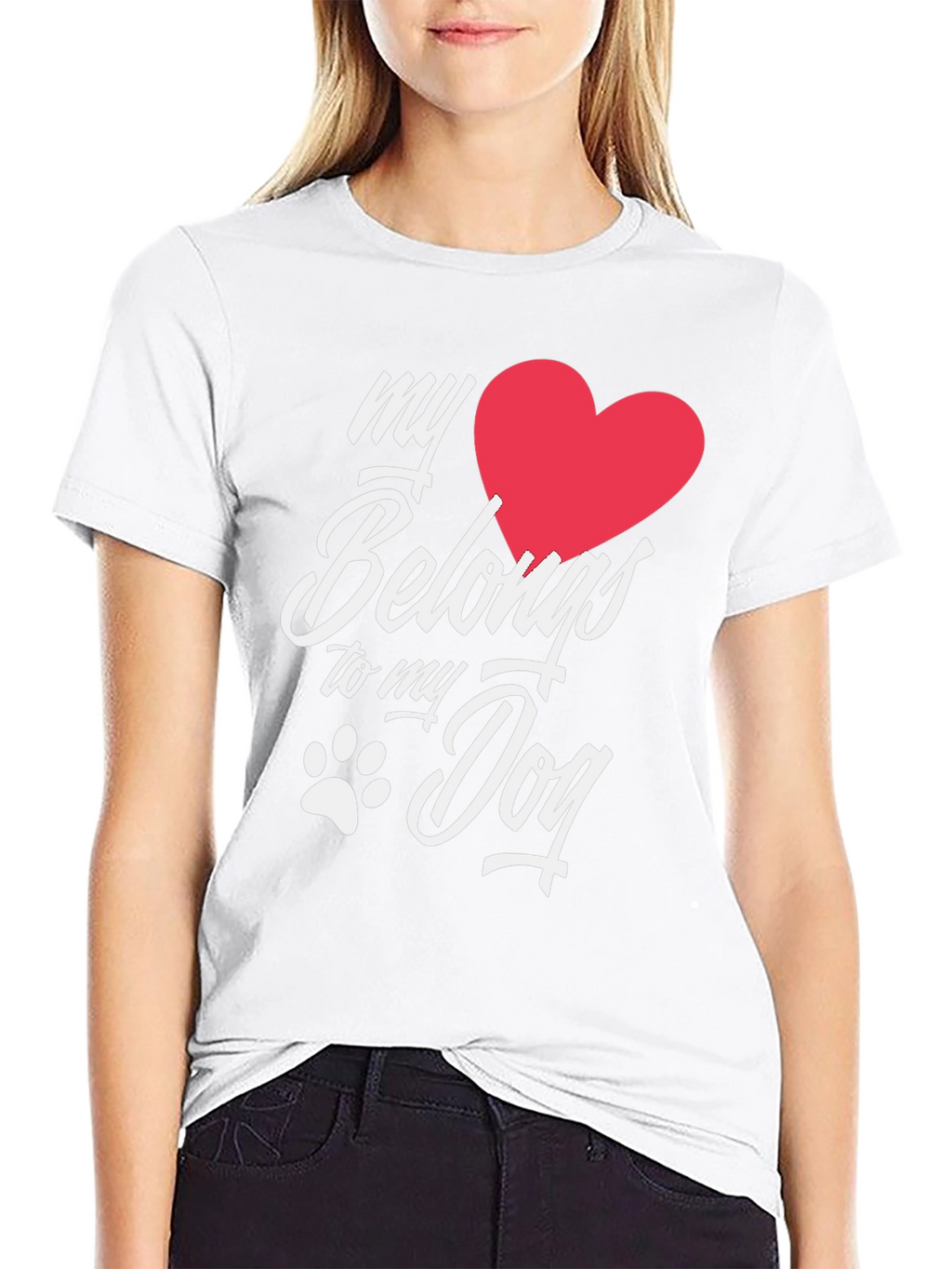 My Heart Belongs to My Dog T-Shirt