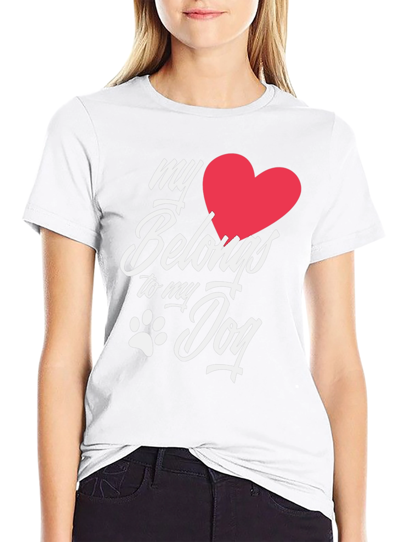 My Heart Belongs to My Dog T-Shirt