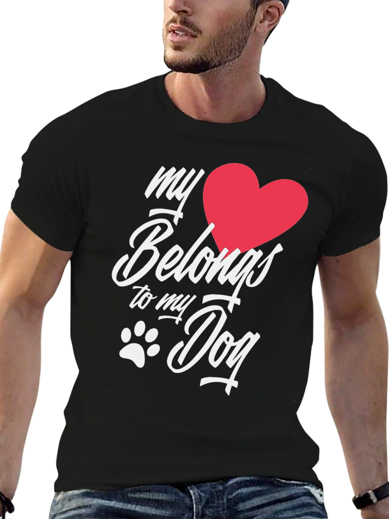 My Heart Belongs to My Dog T-Shirt